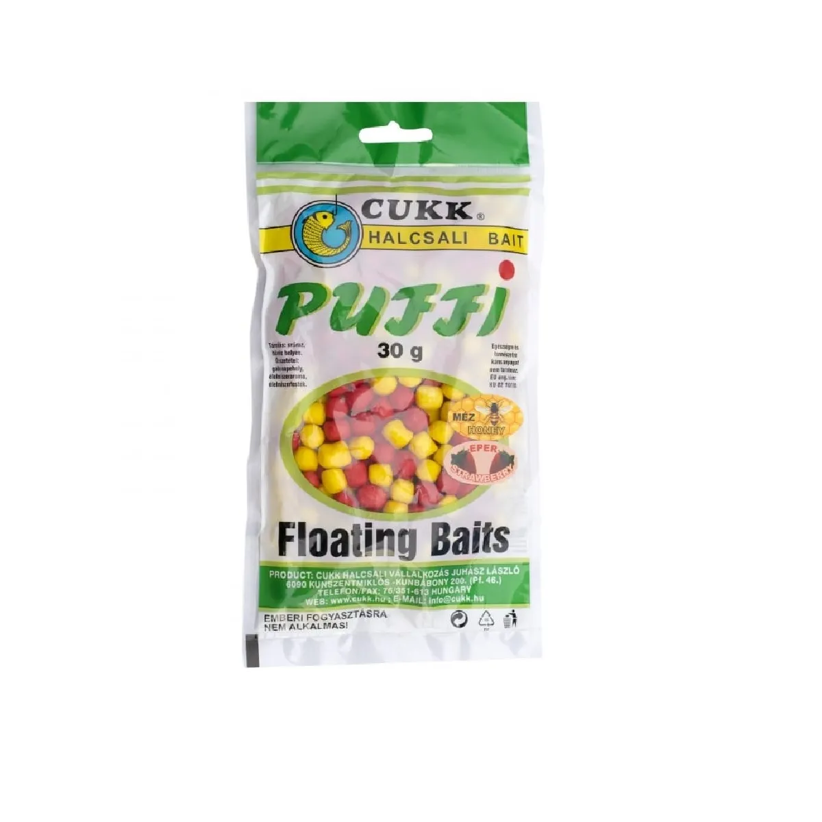 Momeli expandate, Pufuleti - Cukk Puffi Mediu 30g Miere Capsuna