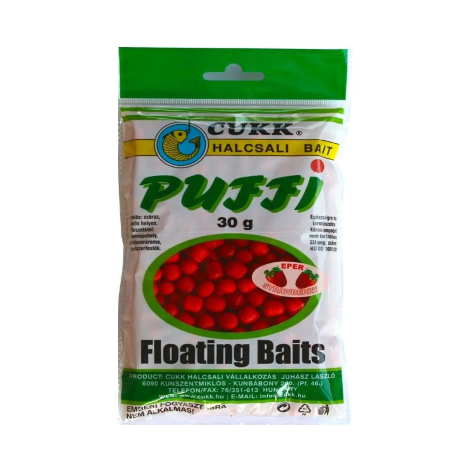 Momeli expandate și pufuleți - Cukk Puffi Mediu Căpșună 30g