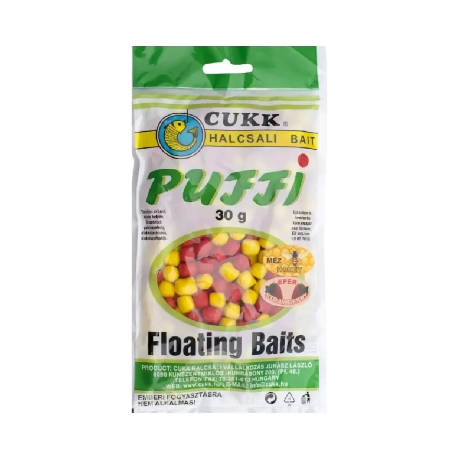 Momeli expandate și pufuleți - Cukk Puffi Mediu Miere Căpșună 30g