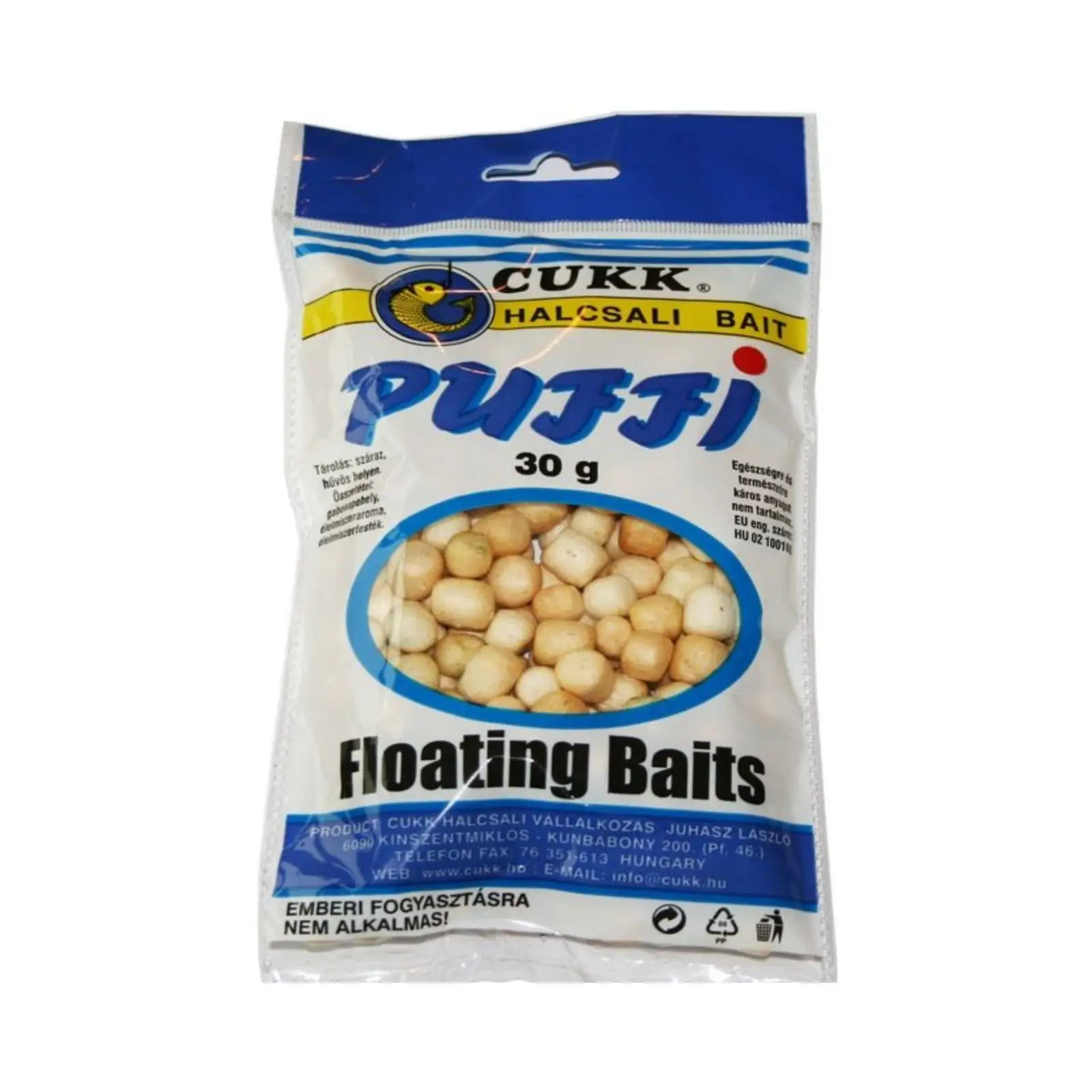 Momeli expandate și pufuleți - Cukk Puffi Mediu Natur 30g