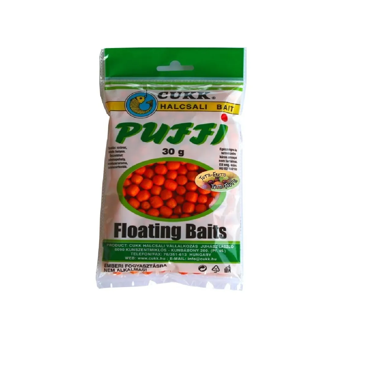Momeli expandate, Pufuleti - Cukk Puffi Mediu Tutti Frutti 30g