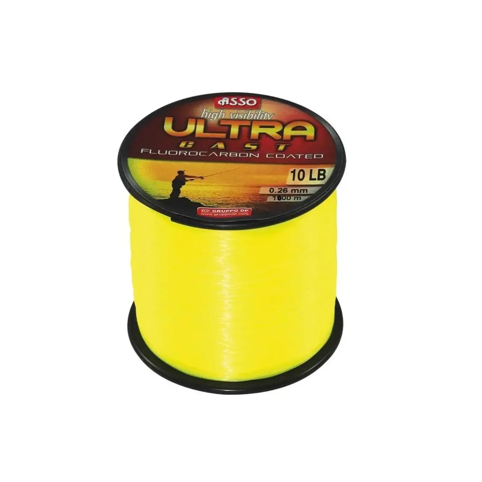 Fir Monofilament Asso Ultra Cast Galben Fluo - 0.30mm 1000m
