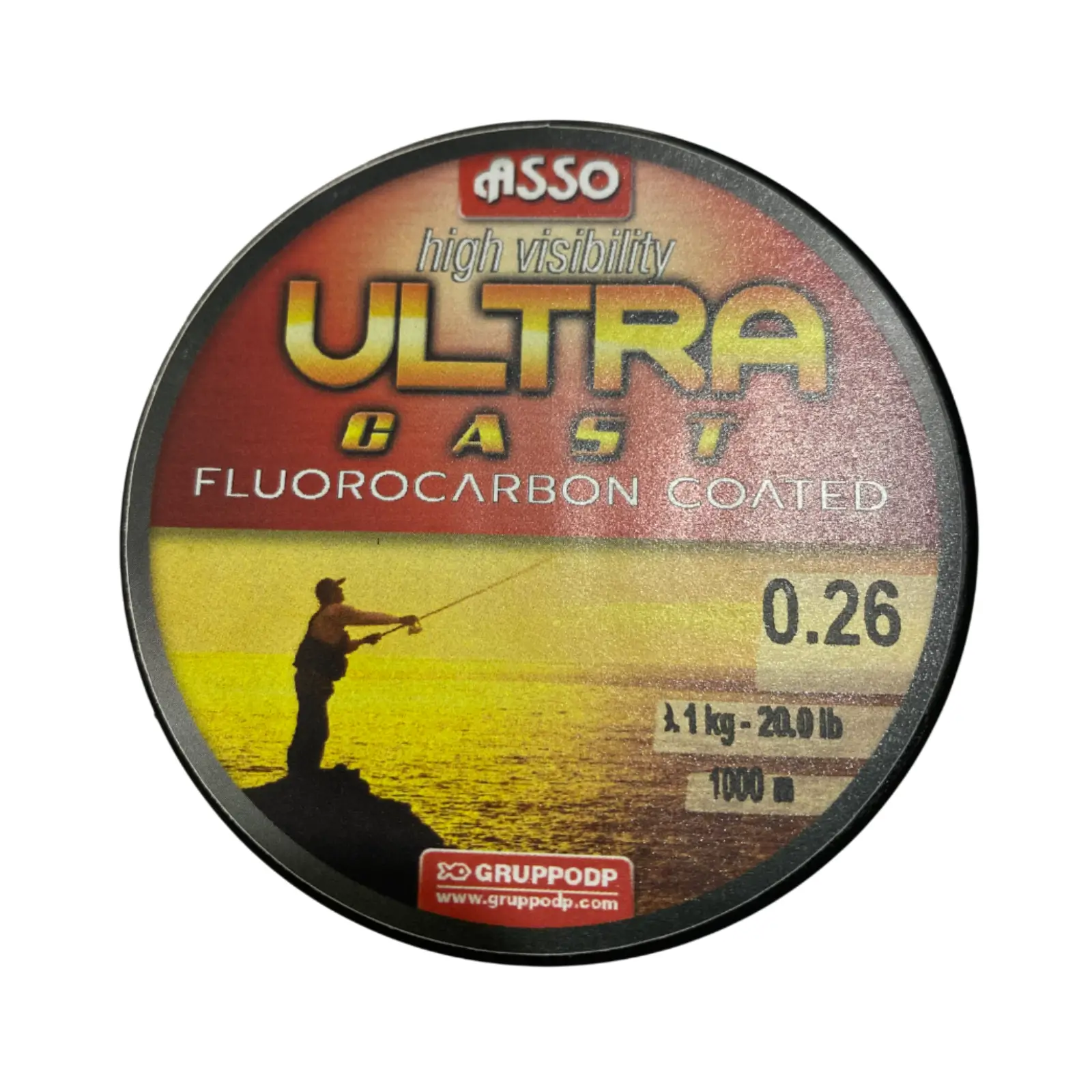 Fir Monofilament Asso Ultra Cast Galben Fluo 1000m