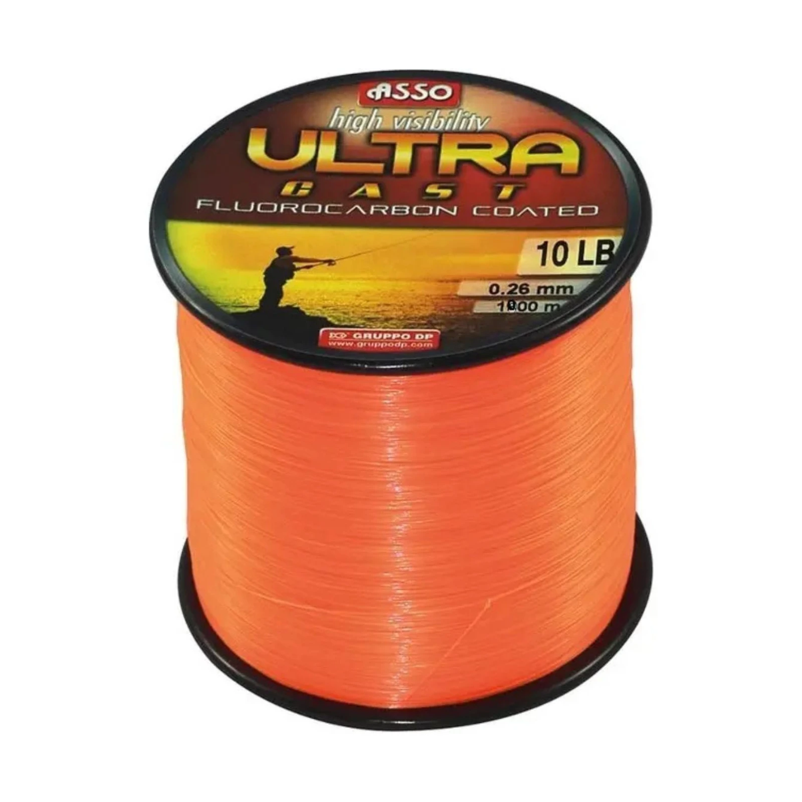 MONOFILAMENT CRAP - Fir Monofilament Asso Ultra Cast Orange 0.28mm 1000m