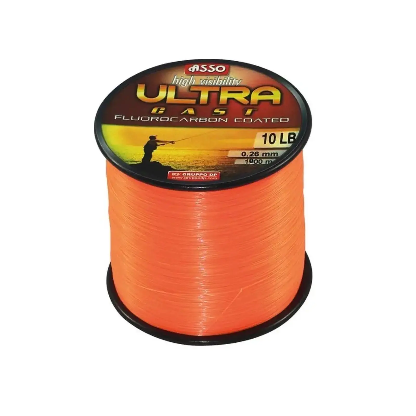 Fir Monofilament Asso Ultra Cast Orange 0.28mm 1000m
