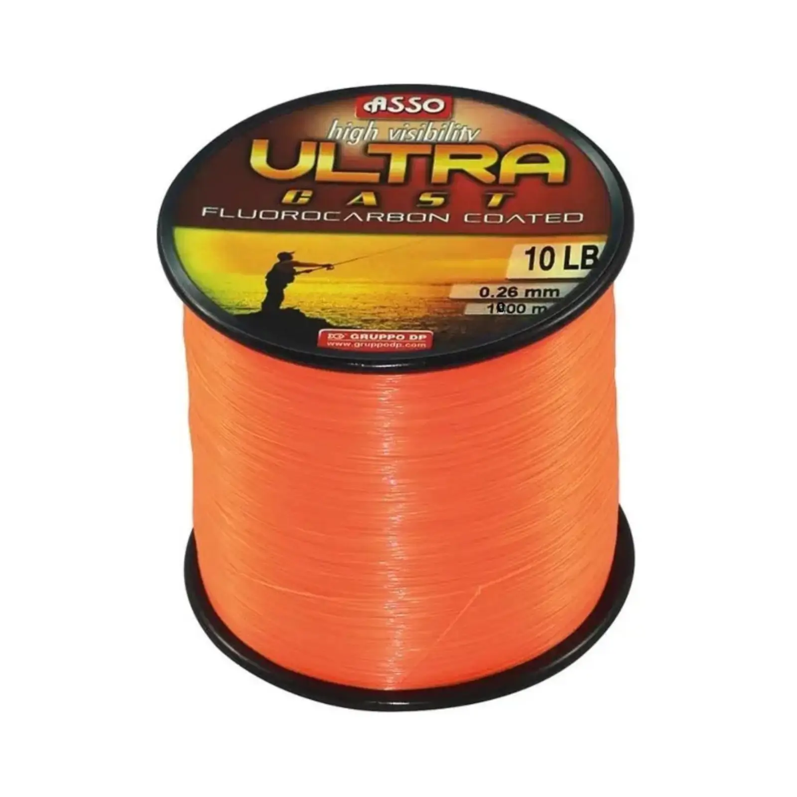 Monofilament Crap - Fir Monofilament Asso Ultra Cast Orange 0.28mm 1000m