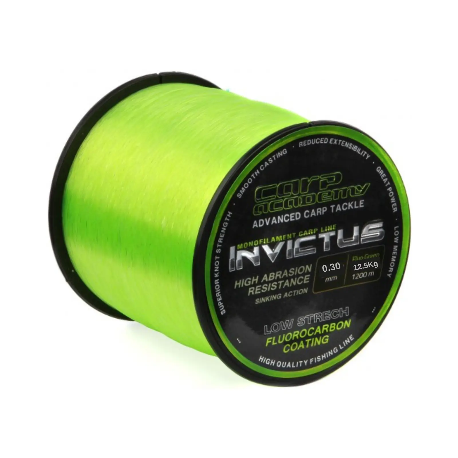 Monofilament Crap - Fir Monofilament Carp Academy Invictus Green Fluo 1200m