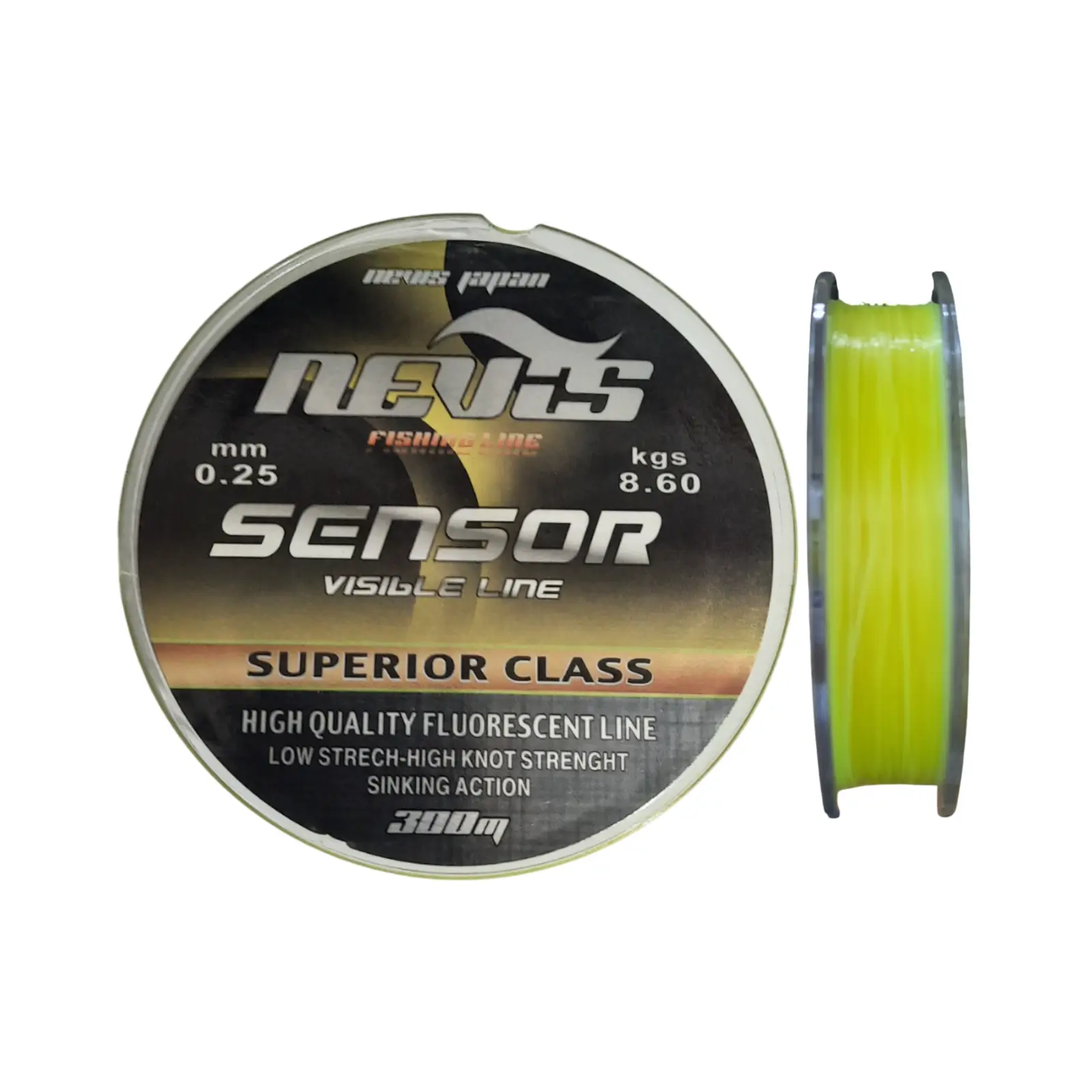 Fir Monofilament Nevis Sensor Galben Fluo 300m