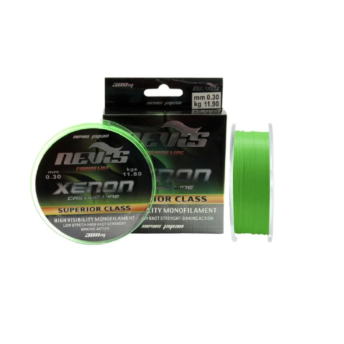 Monofilament Crap - Fir Monofilament Nevis Xenon 0.30mm 300m