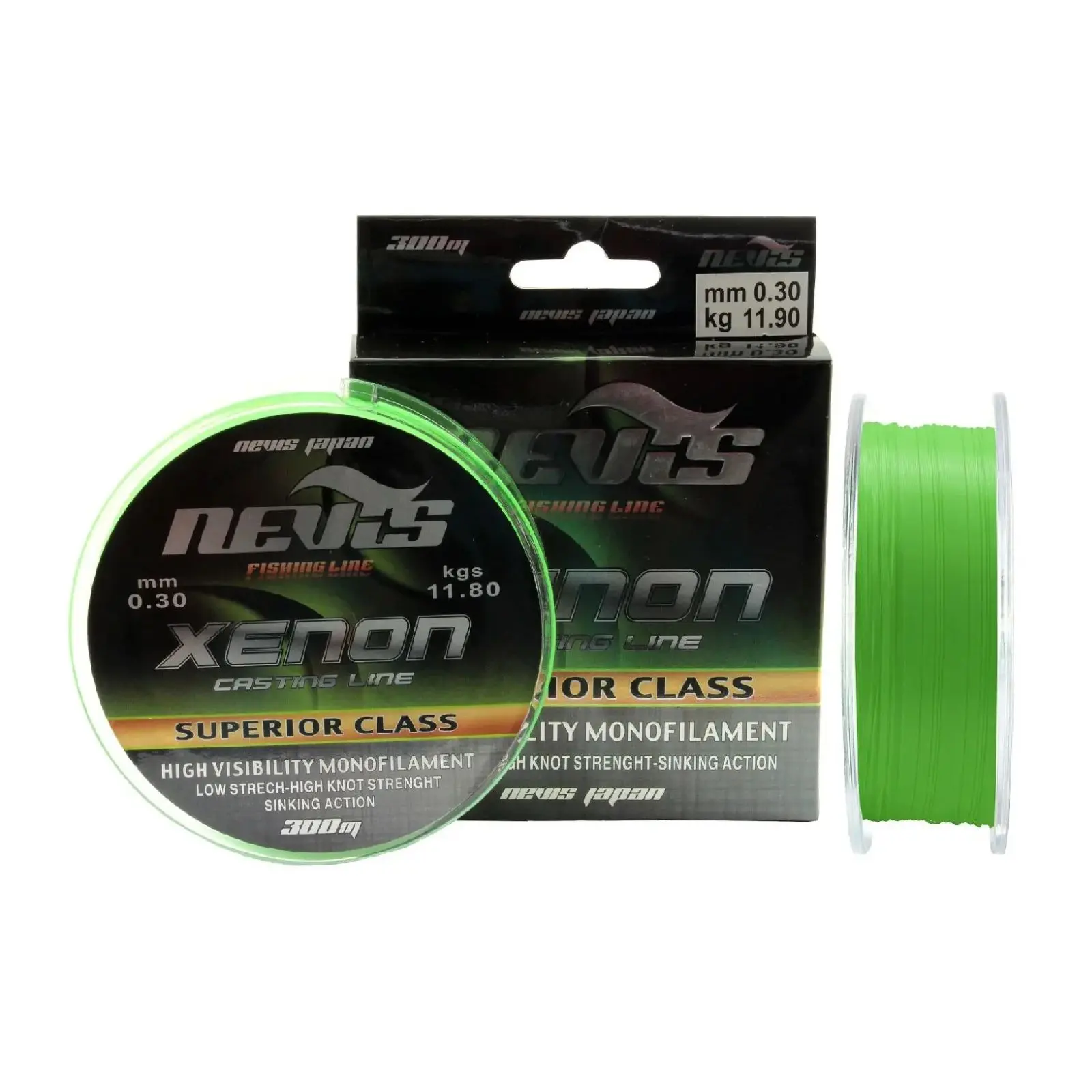MONOFILAMENT CRAP - Fir Monofilament Nevis Xenon 300m