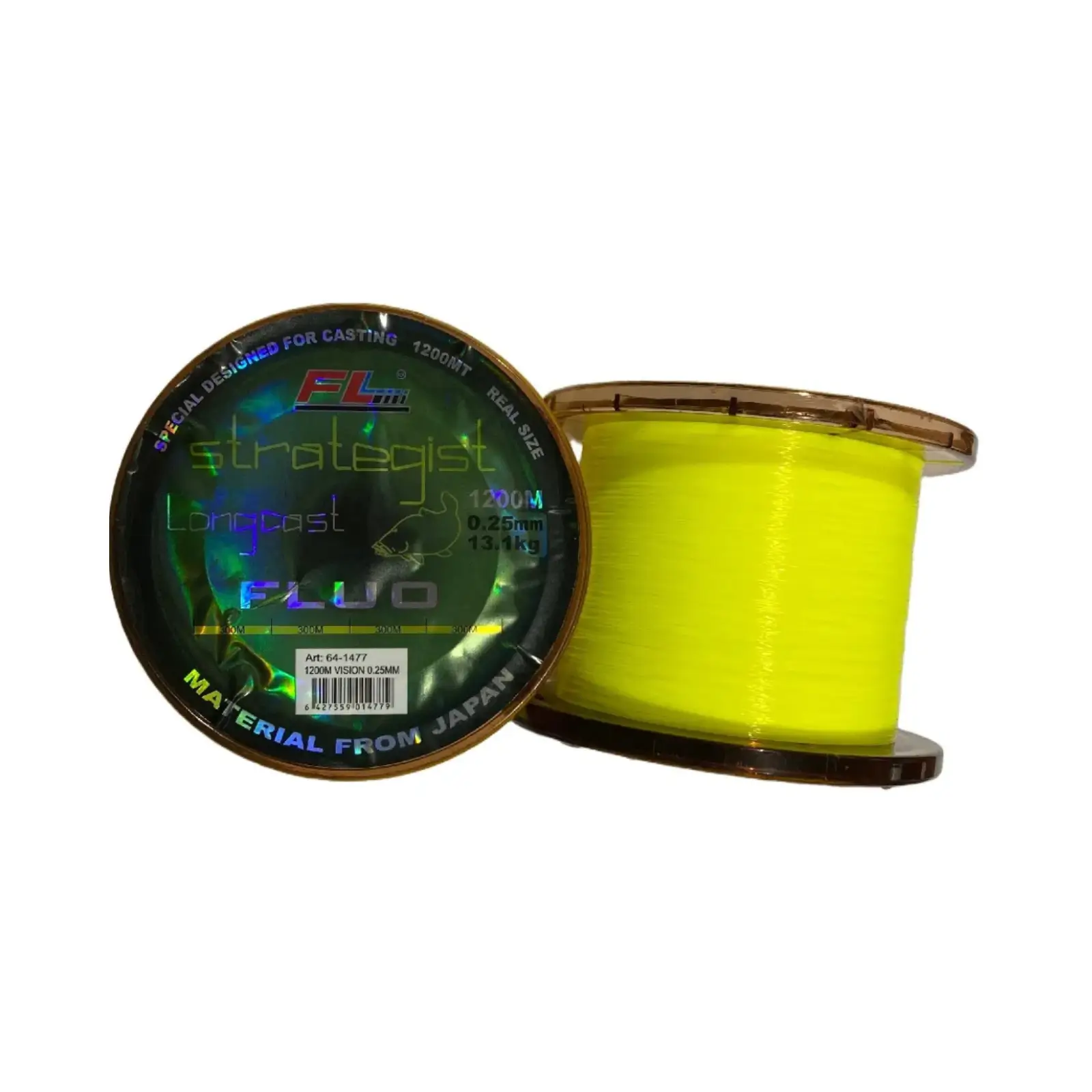 Monofilament Crap - Fir monofilament ProFL Strategist Longcast Galben Fluo 1200m