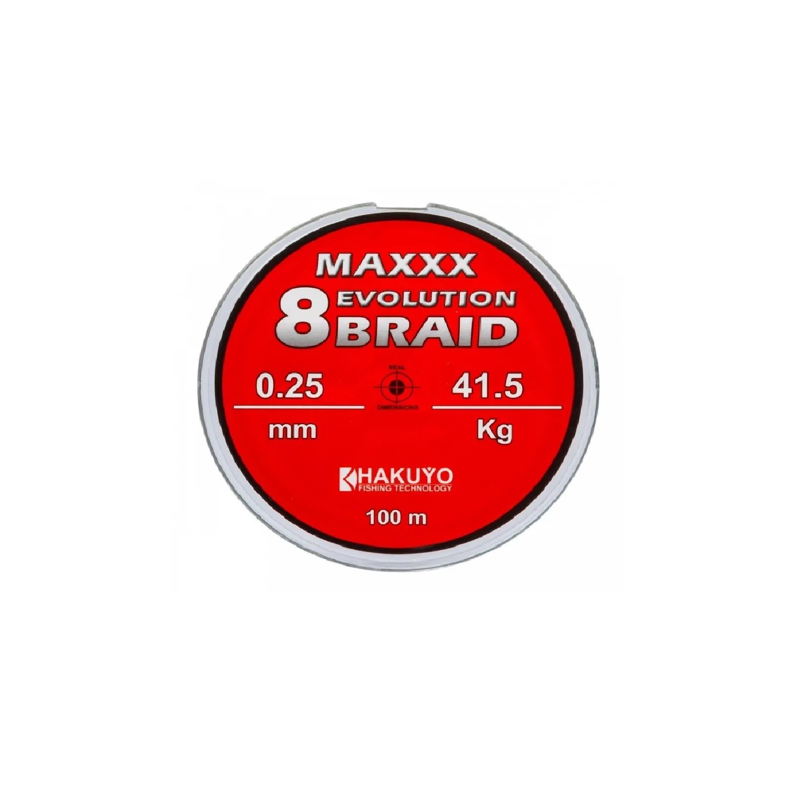Fire Textile Crap - Fir Textil Hakuyo Evolution 8 Braid 0.35mm, 62.5kg, 100m