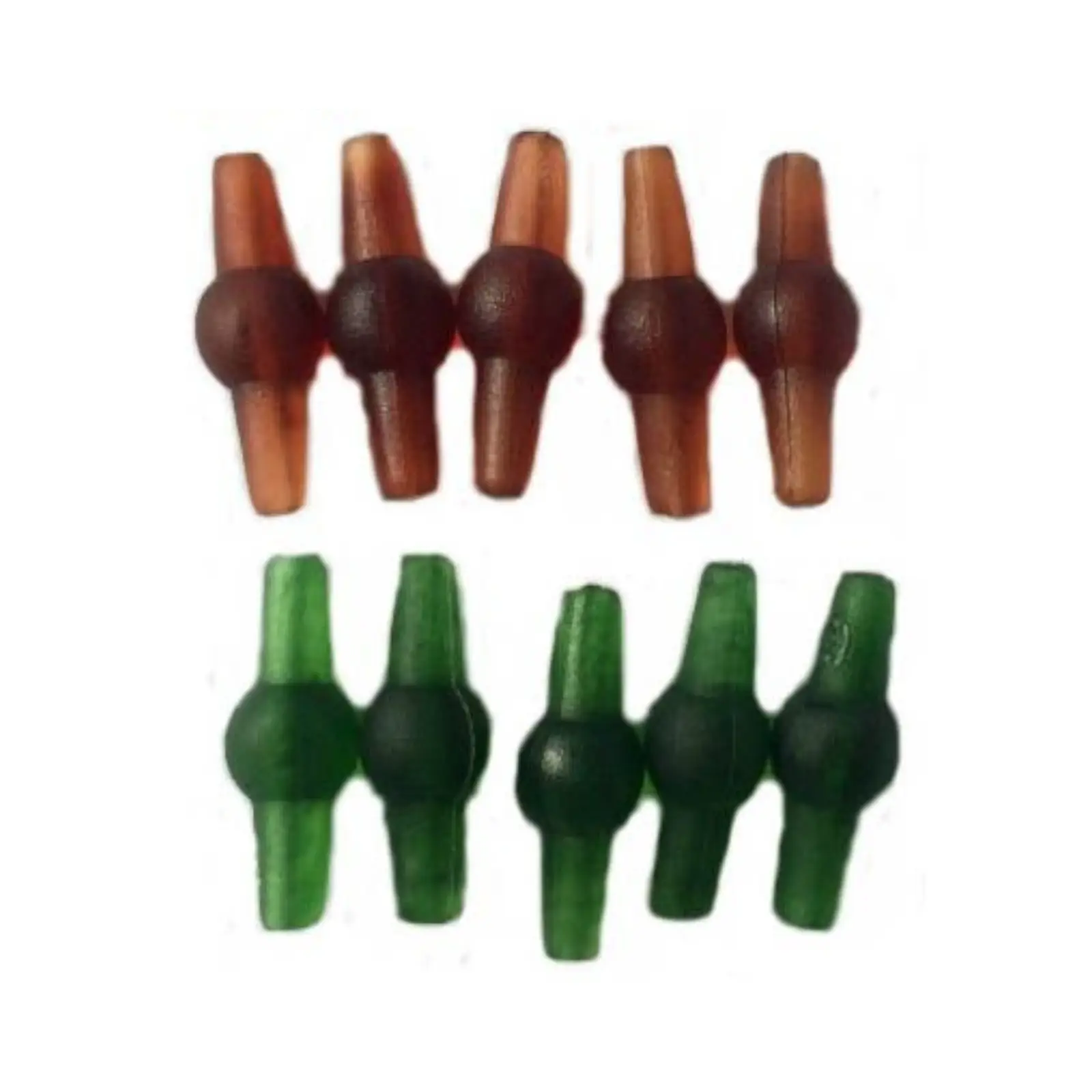 Accesorii Monturi Crap - Helicopter capete conice olive/brown