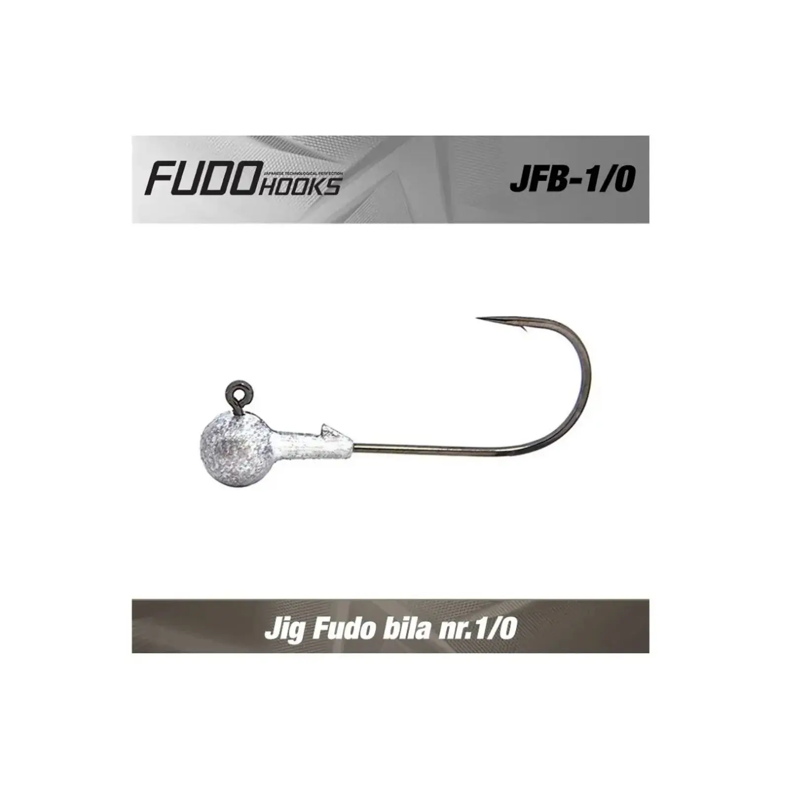 Jiguri, cârlige - Jig Fudo Nr.1/0 5g Black Nickel pentru năluci moi