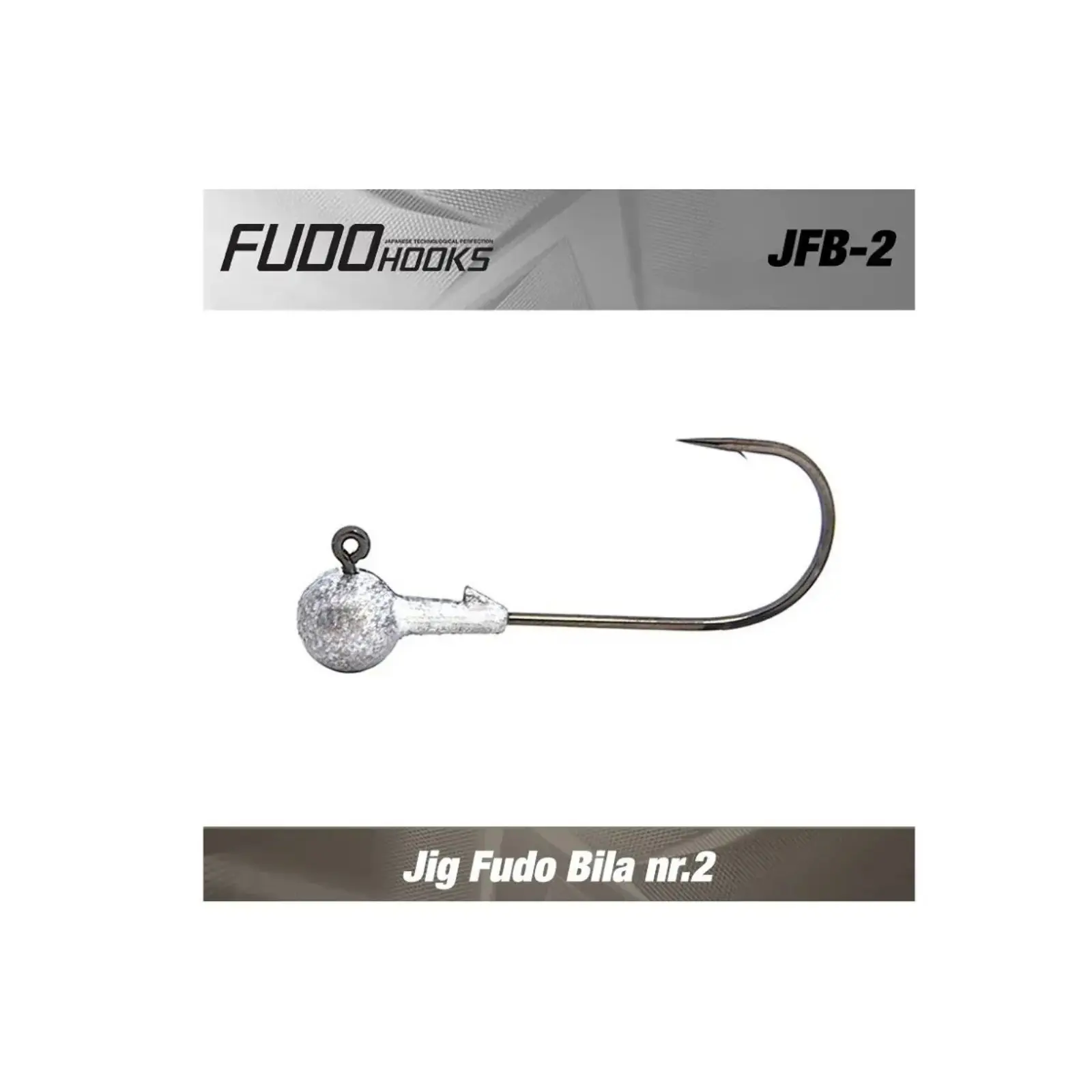 Jiguri, cârlige - Jig Fudo Nr.2 5g Black Nickel pentru năluci soft mici