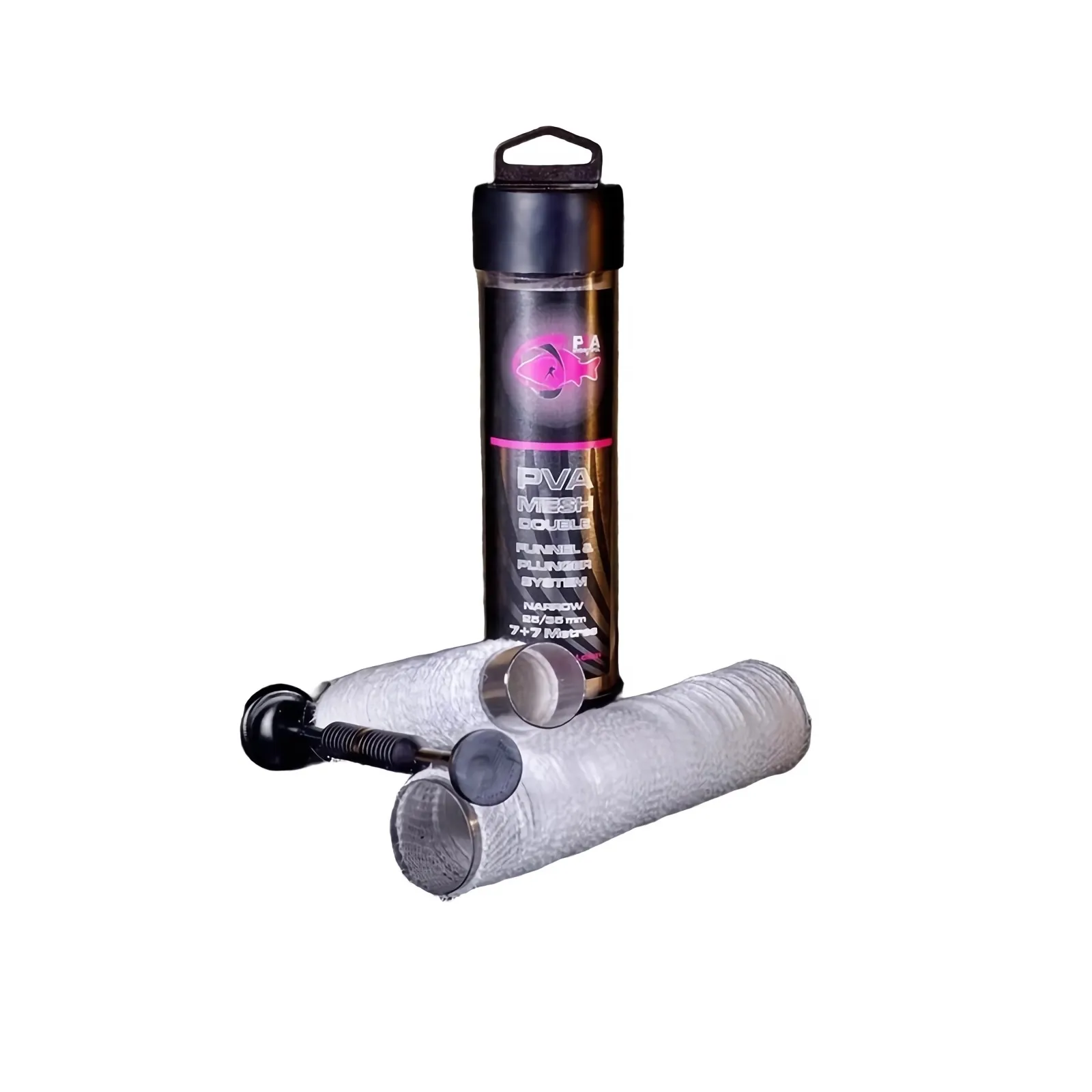 PESCUIT LA CRAP - Kit PVA Hydrospol Plasa Solubila 2in1 – 25mm & 35mm, Tub Dispenser și Tije Incluse