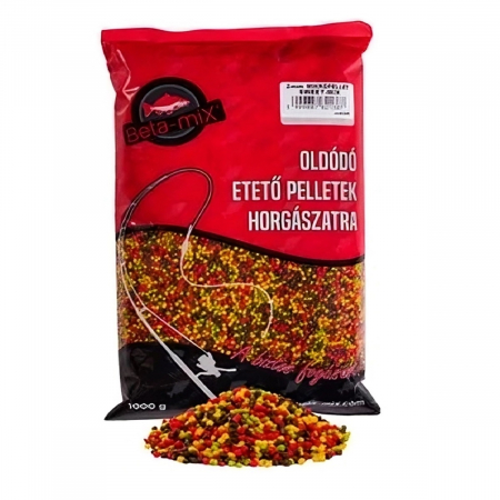 NADĂ ȘI MOMELI - Pelete Beta Mix Sweet 2mm – 1kg, 4 culori mixate