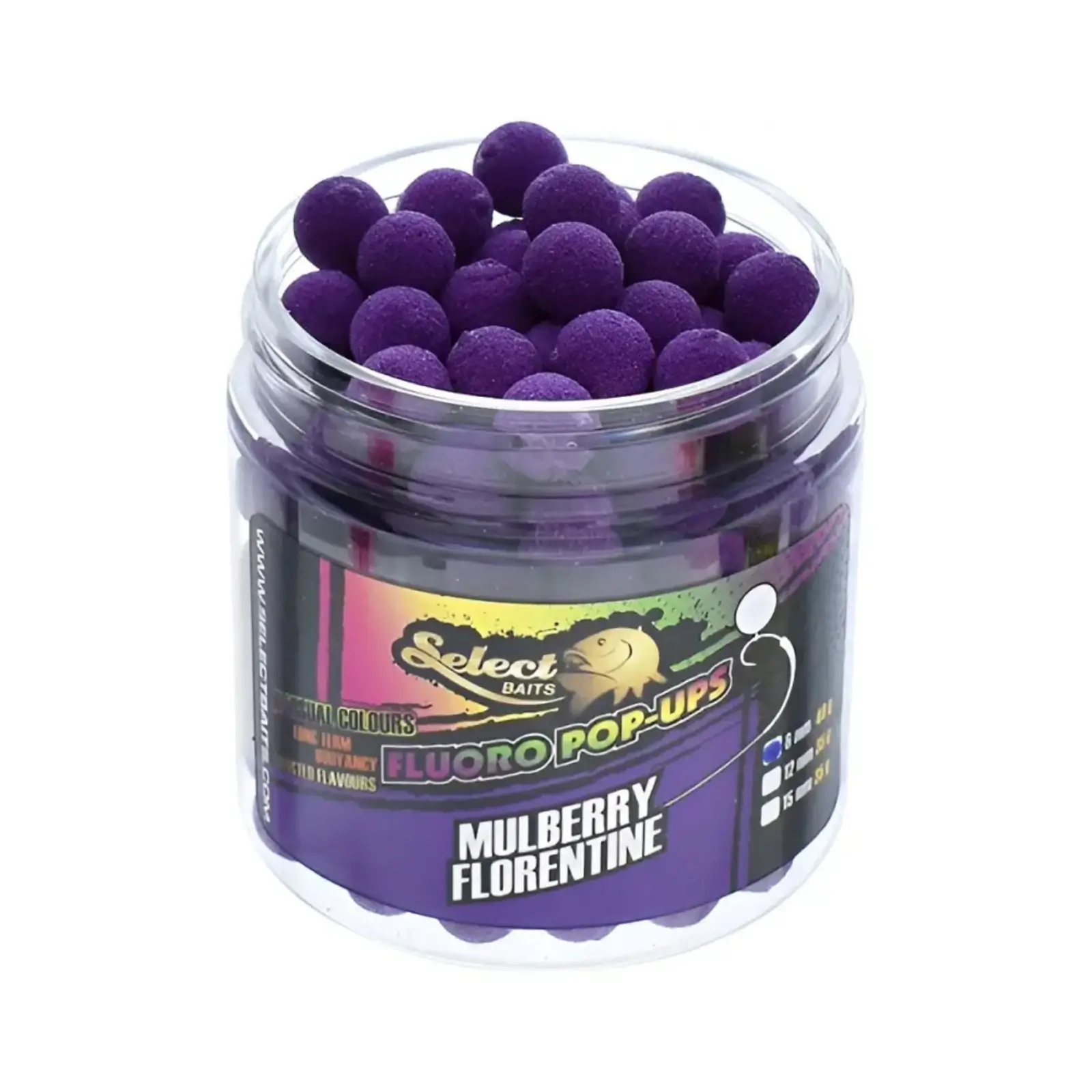 Wafters, Pop-up - Micro Pop-up Select Baits  Mulberry Florentine 8mm Mov