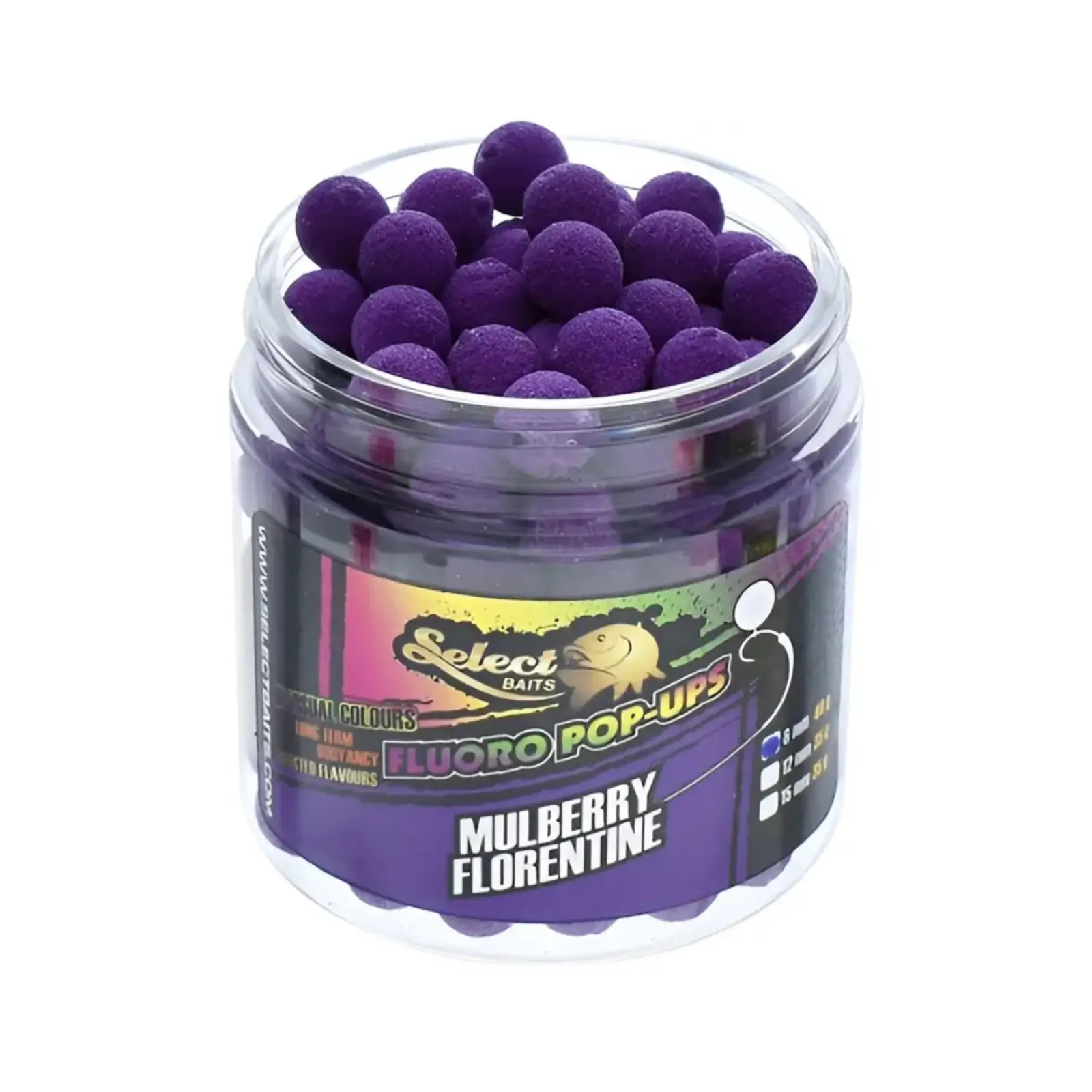 Wafters, Pop-up - Micro Pop-up Select Baits  Mulberry Florentine 8mm Mov