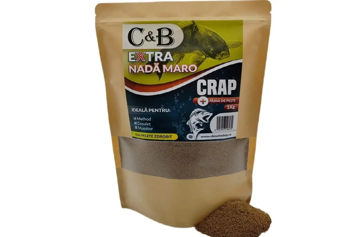 NADĂ / GROUNDBAIT - Nada C&B Extra Faina de Peste 1kg