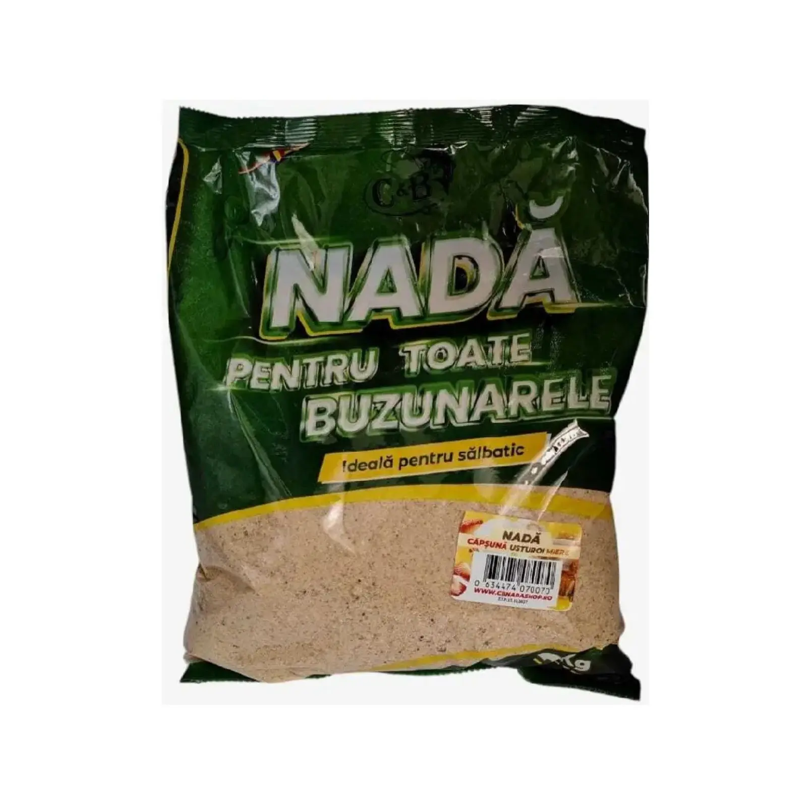 NADĂ / GROUNDBAIT - Nada C&B Pentru Toate Buzunarele, Capsuna Usturoi Miere, 2kg