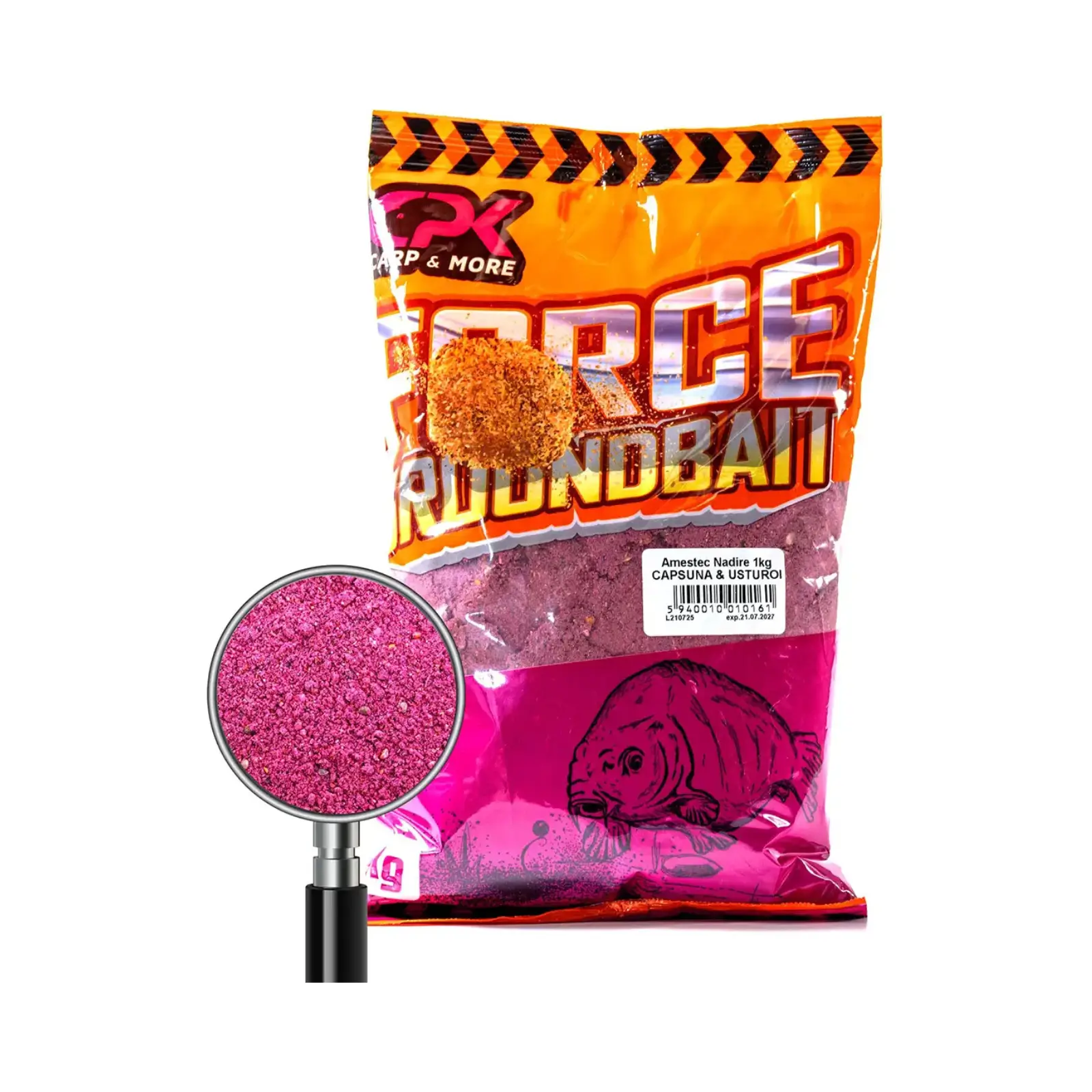 Nadă, Groundbait și Stick Mix - Nadă CPK Force Căpșună Usturoi 1kg