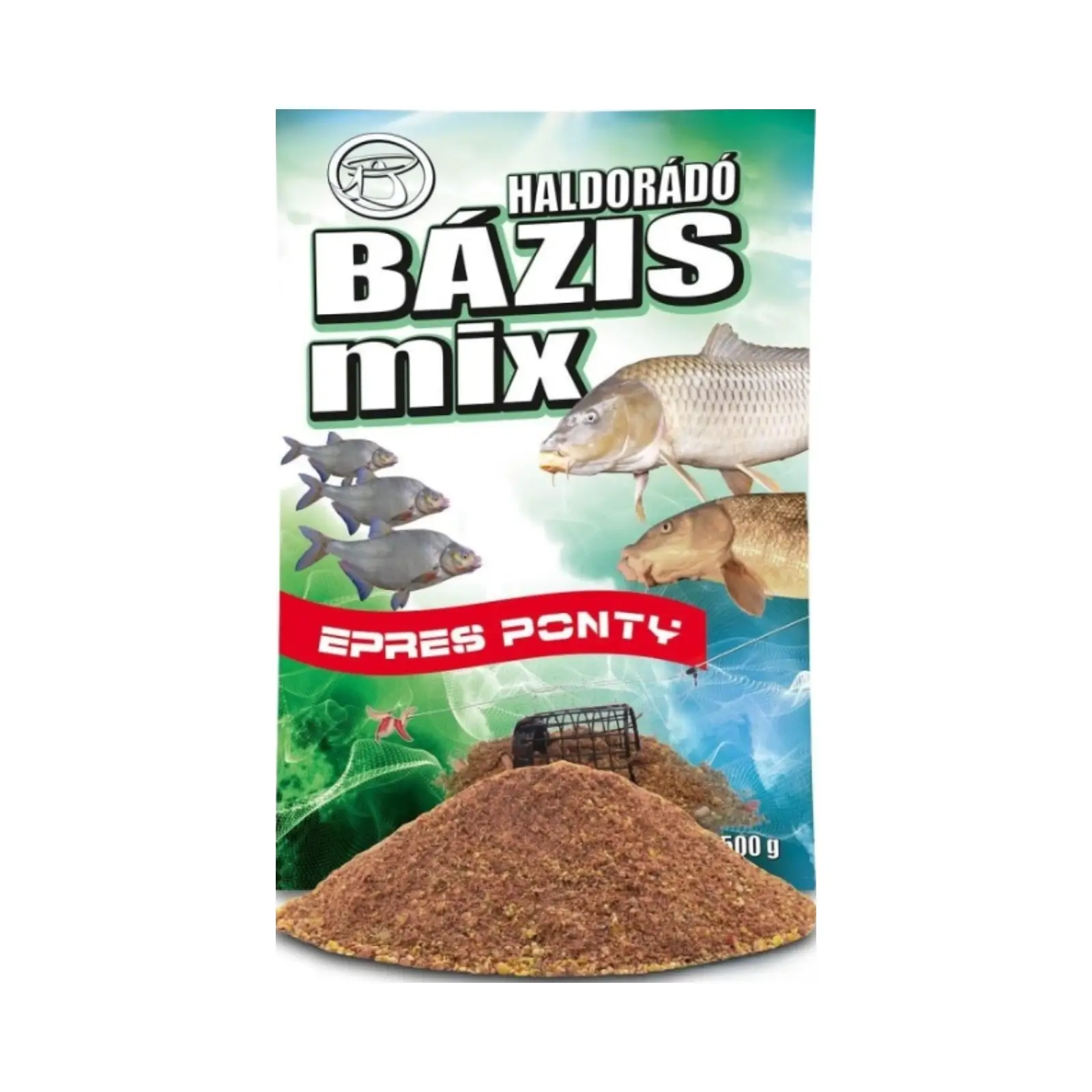 Nadă, Groundbait și Stick Mix - Nadă Haldorado Bázis Mix Căpșună, 2.5kg