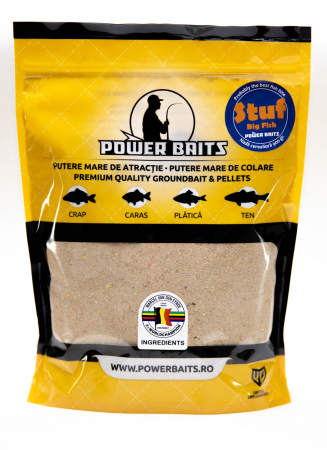 Nada Power Baits Stuf Big Fish 900g – Granulație Medie