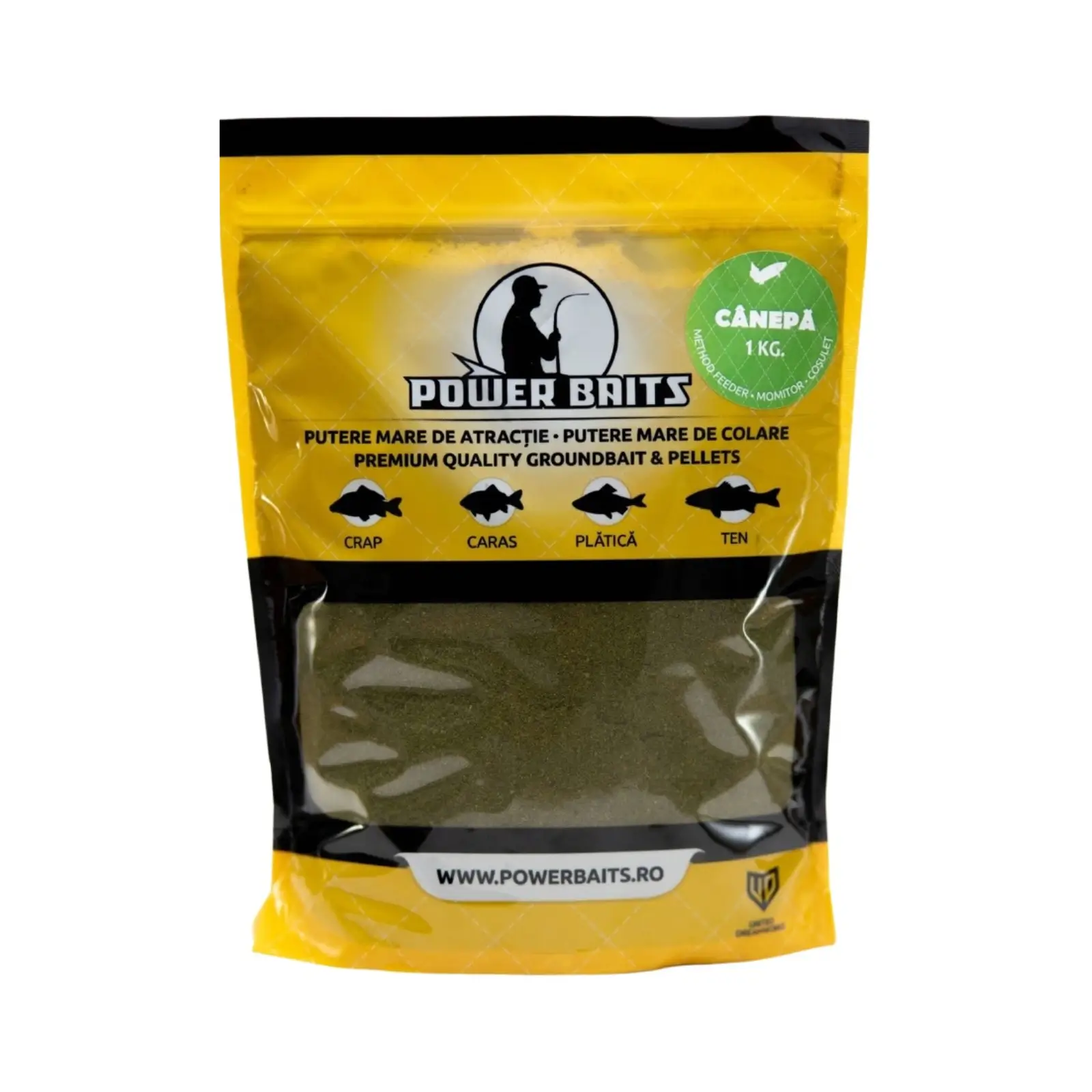 Nadă, Groundbait și Stick Mix - Nadă Power Baits Canepă 1kg