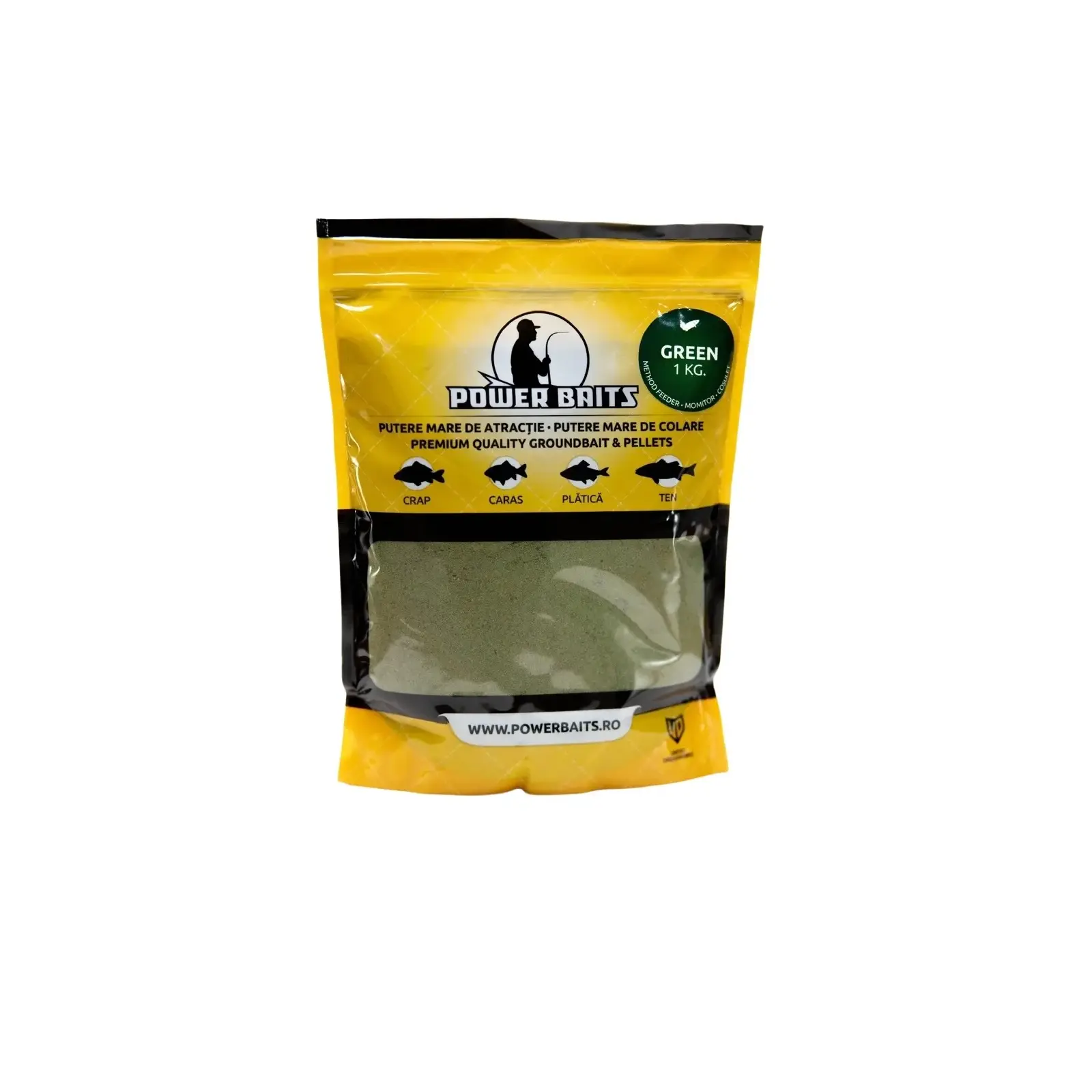 Nada-Crap-Caras - Nada Power Baits Green 1kg