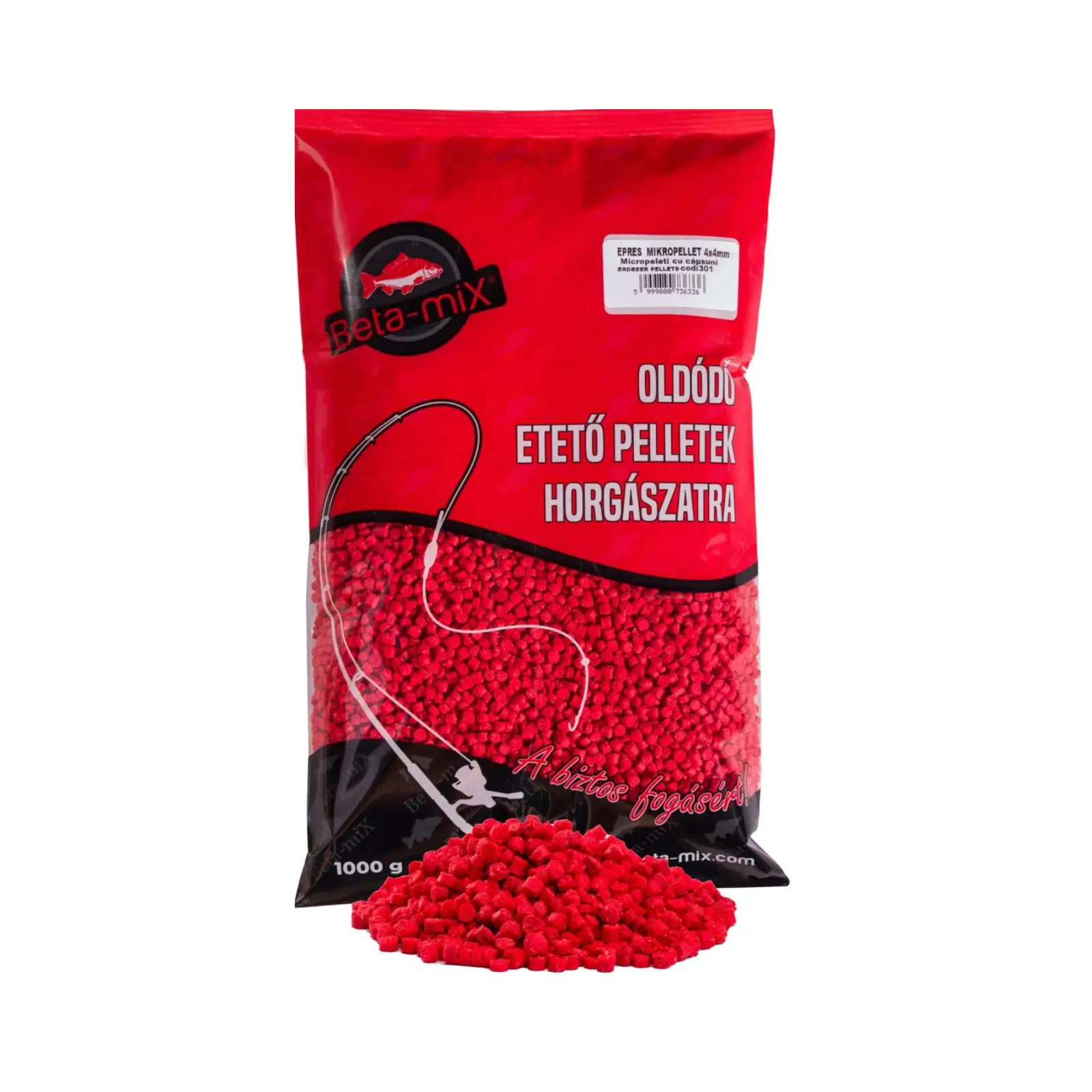 Pelete Beta Mix Căpșună 4mm, 1kg