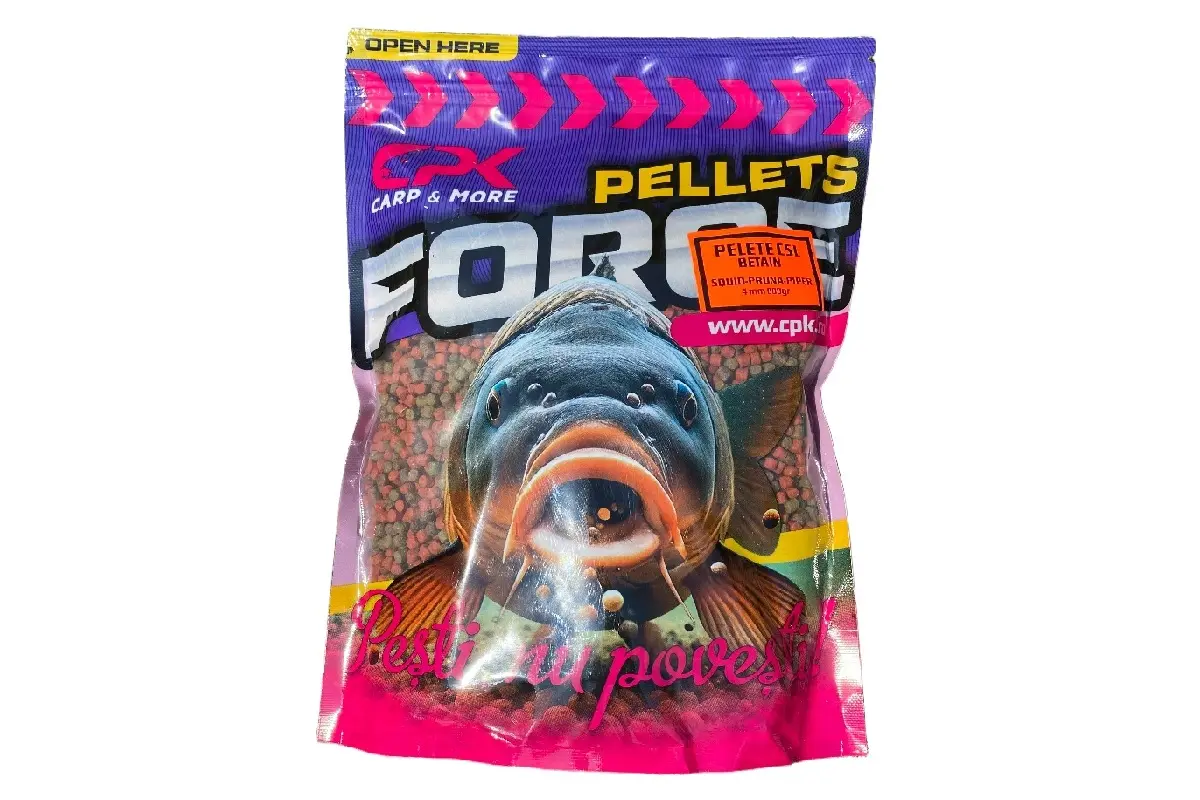 Pelete Crap, Caras - Pelete CPK Force Pruna si Piper 4mm 800g – Arome de Toamna