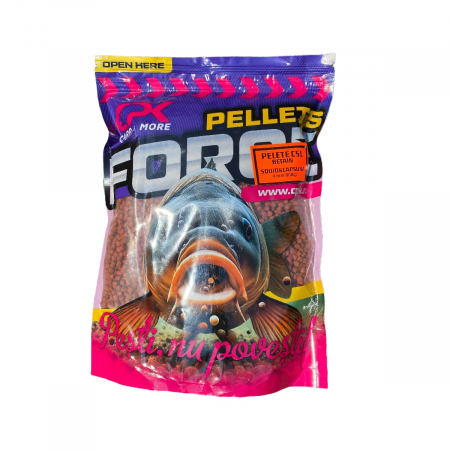 Pelete Crap, Caras - Pelete CPK Force Squid-Capsuna 4mm 800g – Pescuit Crap