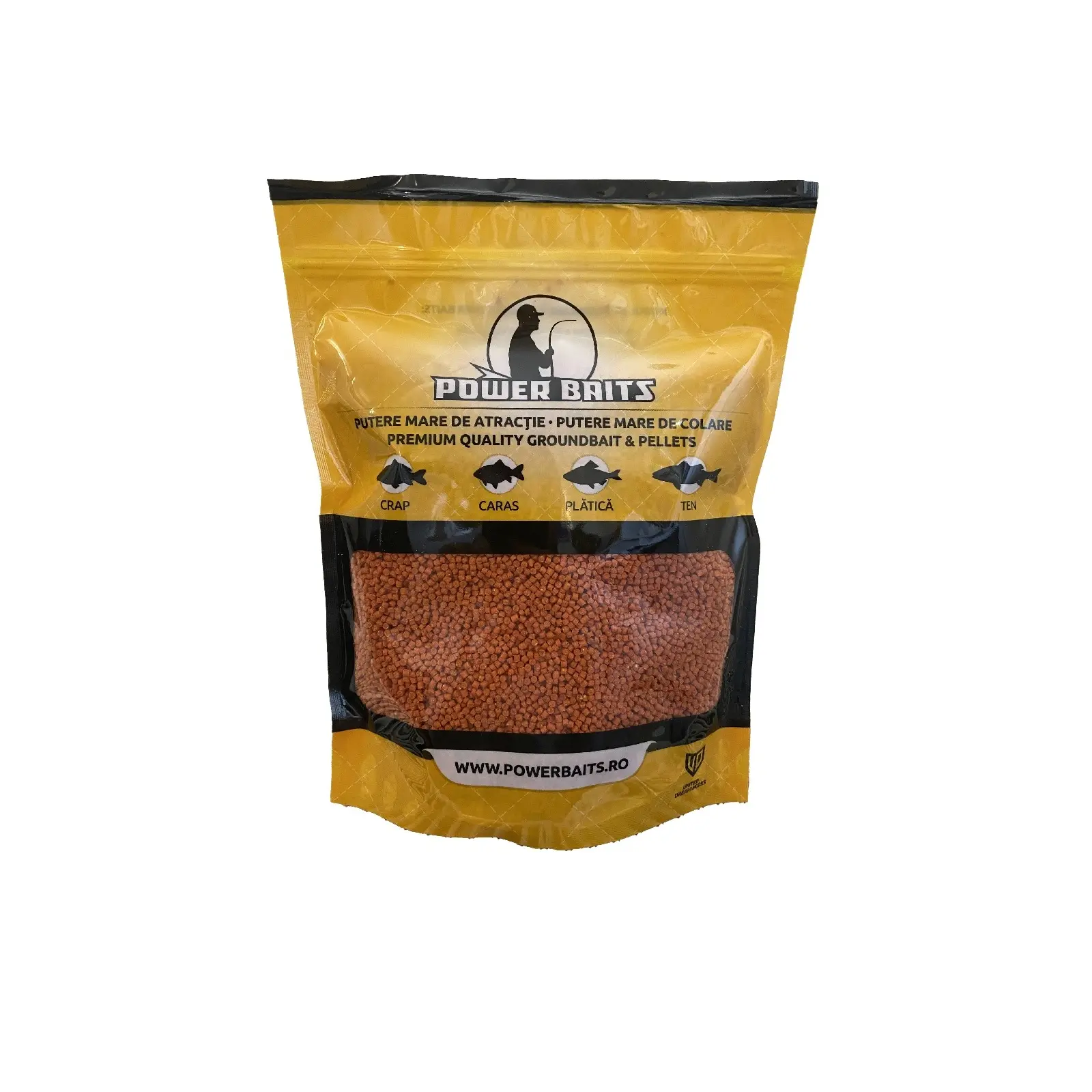 Pelete Crap, Caras - Pelete Power Baits 2mm Capsuna 800g