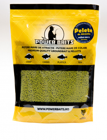 Pelete Crap, Caras - Pelete Power Baits 2mm Stuf 800g