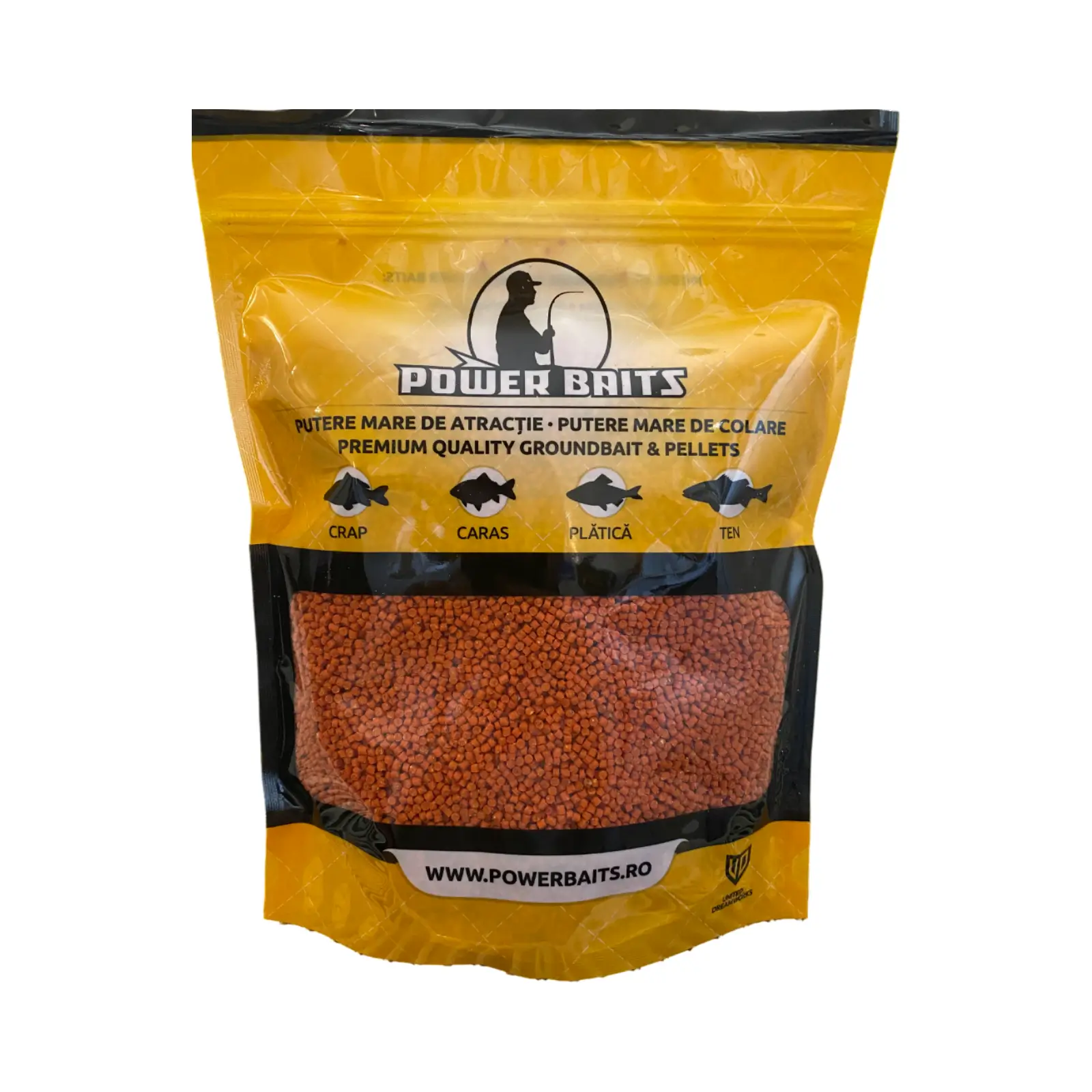 Pelete - Pelete Power Baits Căpșună 2mm, 800g