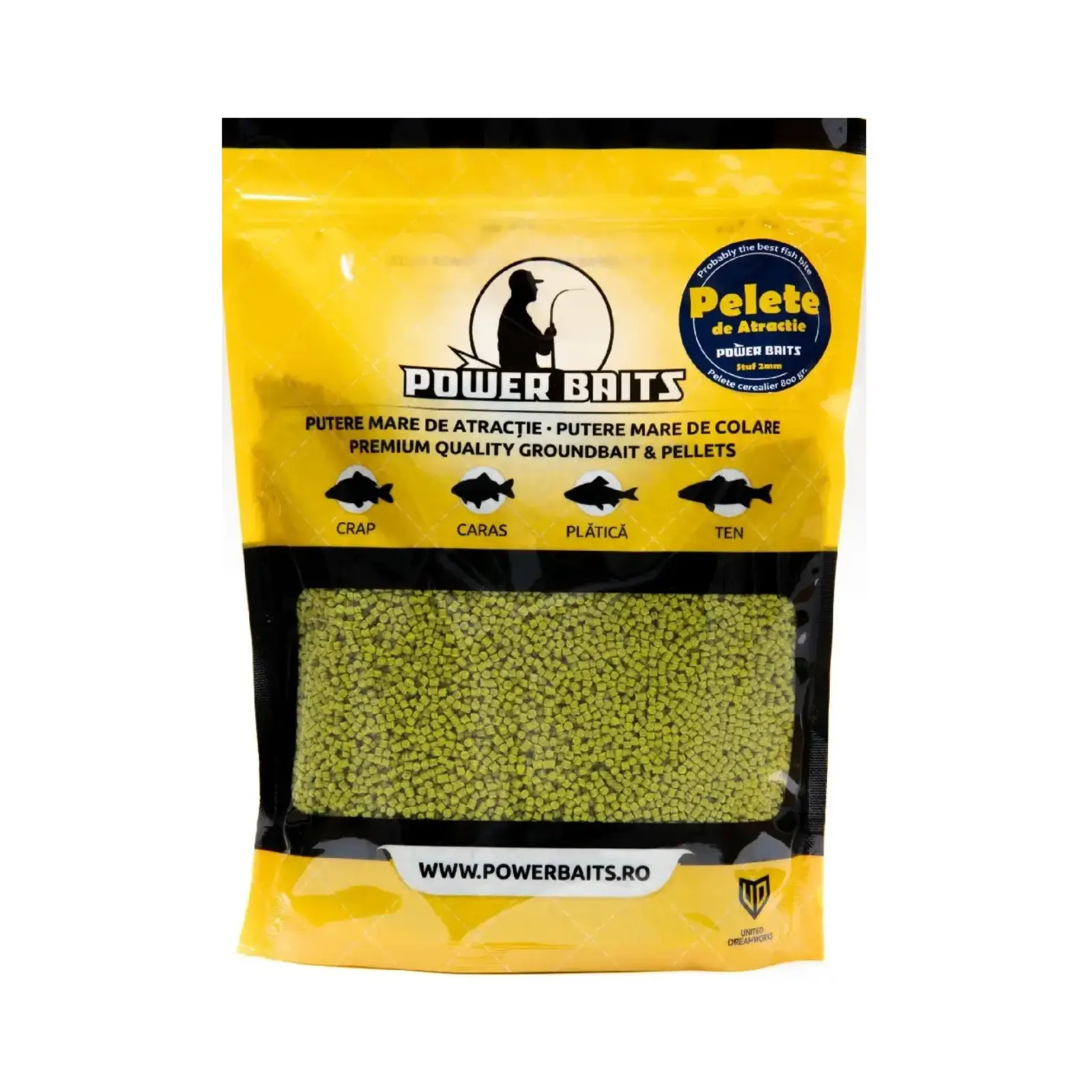 Pelete - Pelete Power Baits Stuf 2mm, 800g