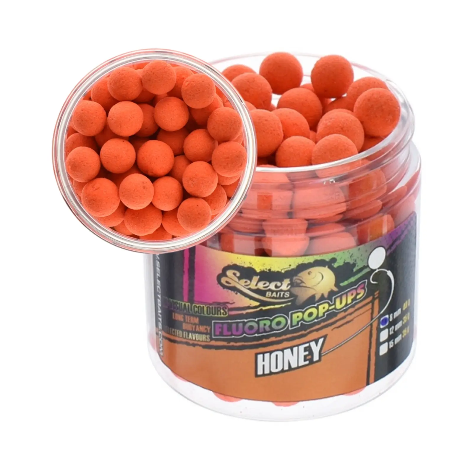 NADE-MOMELI - Pop-up Select Baits Honey Portocaliu 8mm, 40g
