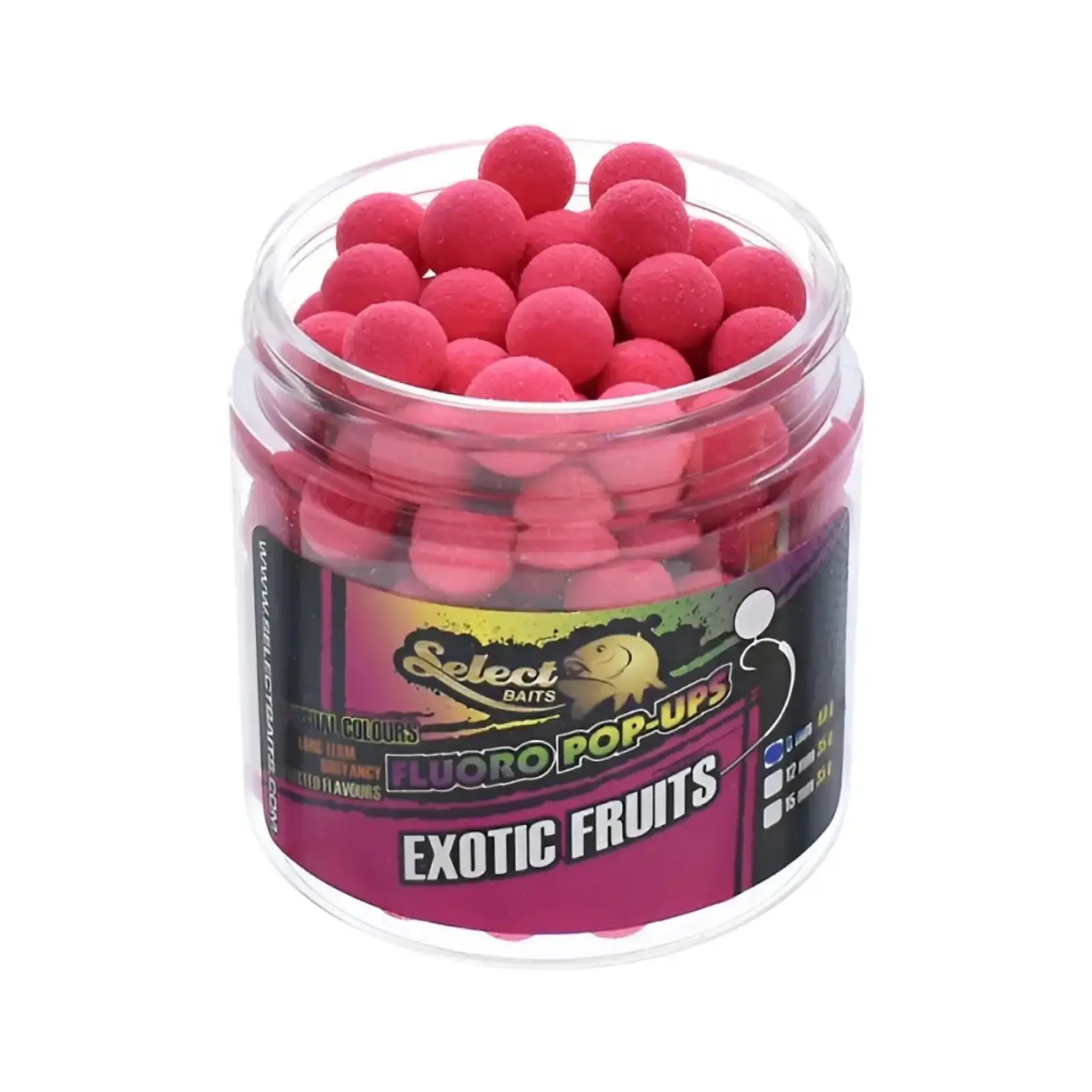 Wafters, Pop-up - Pop-up Select Baits Micro Exotic Fruits 8mm Roz