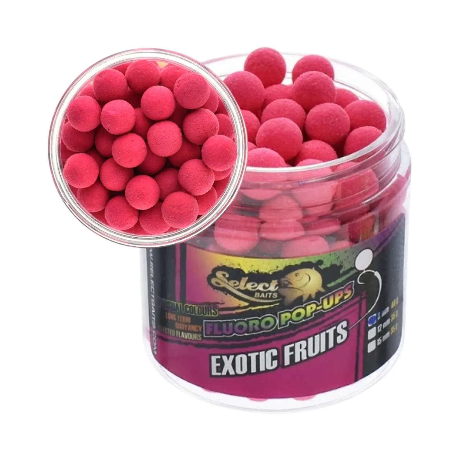 Pop-up Select Baits Micro Exotic Fruits 8mm Roz
