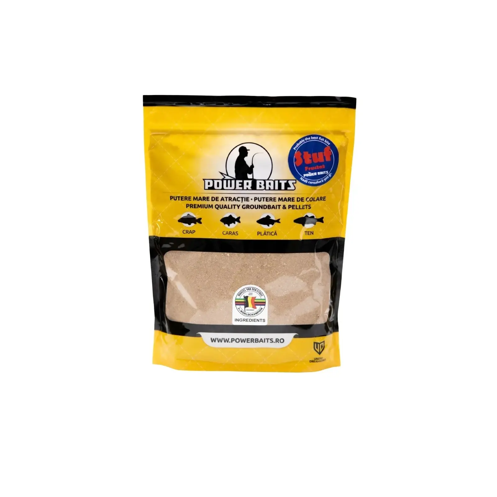 Nada-Crap-Caras - Nada Power Baits Stuf Fructat 900g – Aroma dulce