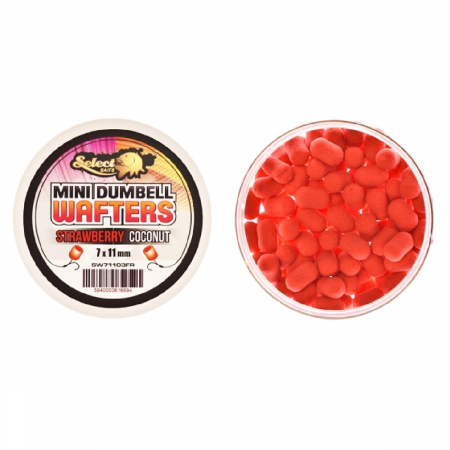 Momeli De Carlig - Select Baits Mini Dumbells Wafters Capsuna-Cocos 7-11mm