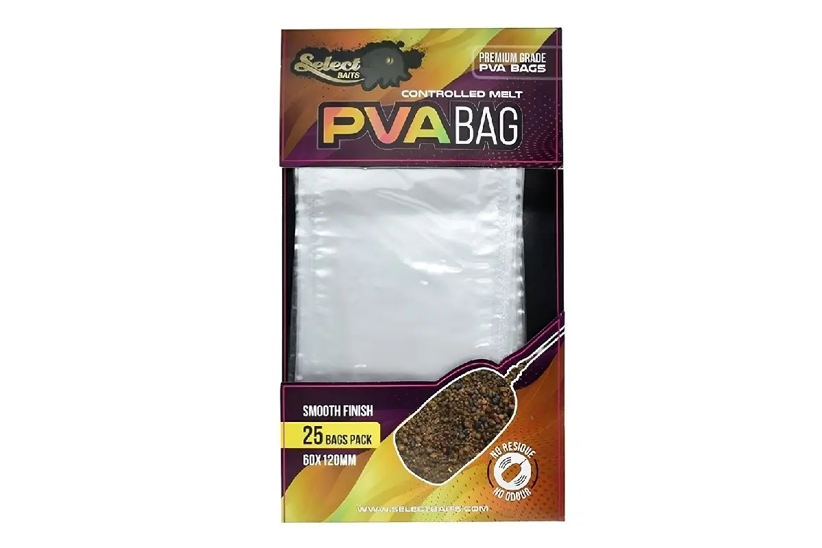 MATERIALE PVA PESCUIT - Select Baits PVA Bag 60x120mm