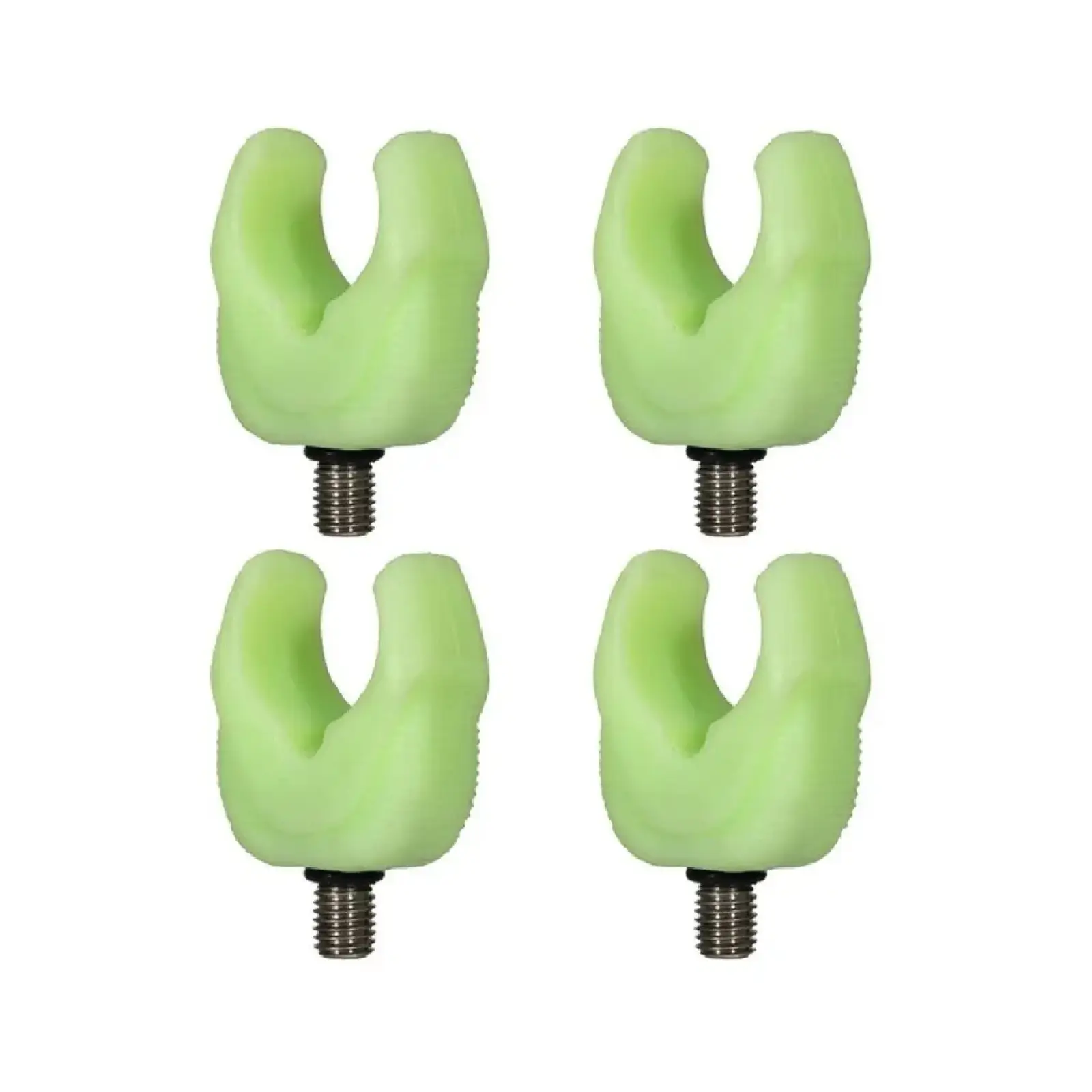 SUPORTURI LANSETE CRAP - Set 4 cap suport lanseta fluo