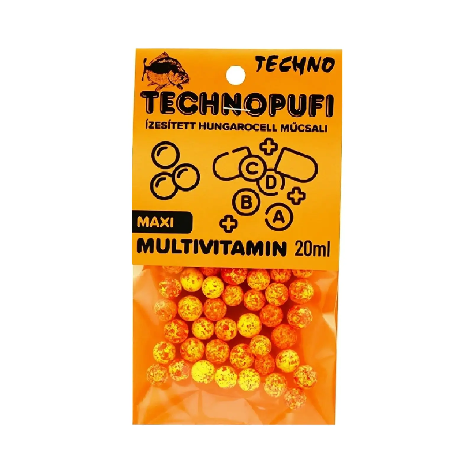 NADE-MOMELI - TechnoPufi Multivitamin Maxi Galben-Rosu