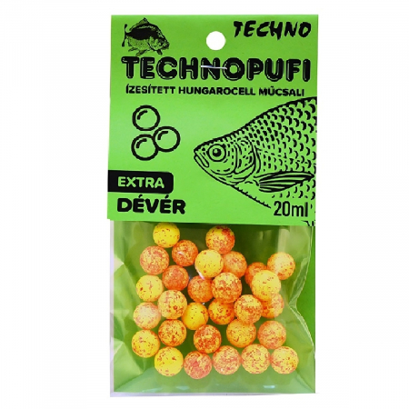 NADĂ ȘI MOMELI - TechnoPufi Plătică Maxi galben-roșu – momeală flotantă