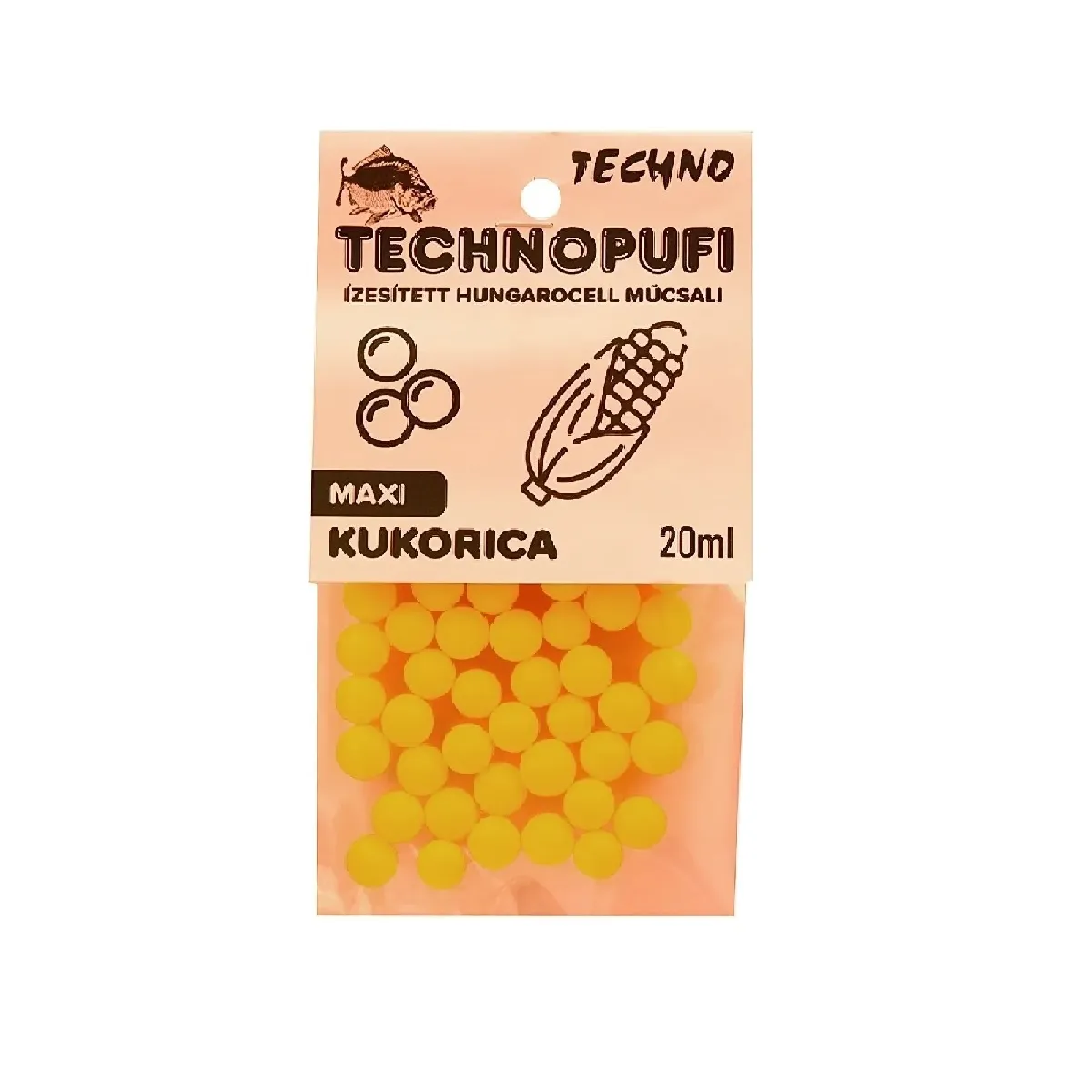 Momeli expandate, Pufuleti - TechnoPufi Porumb Maxi galben