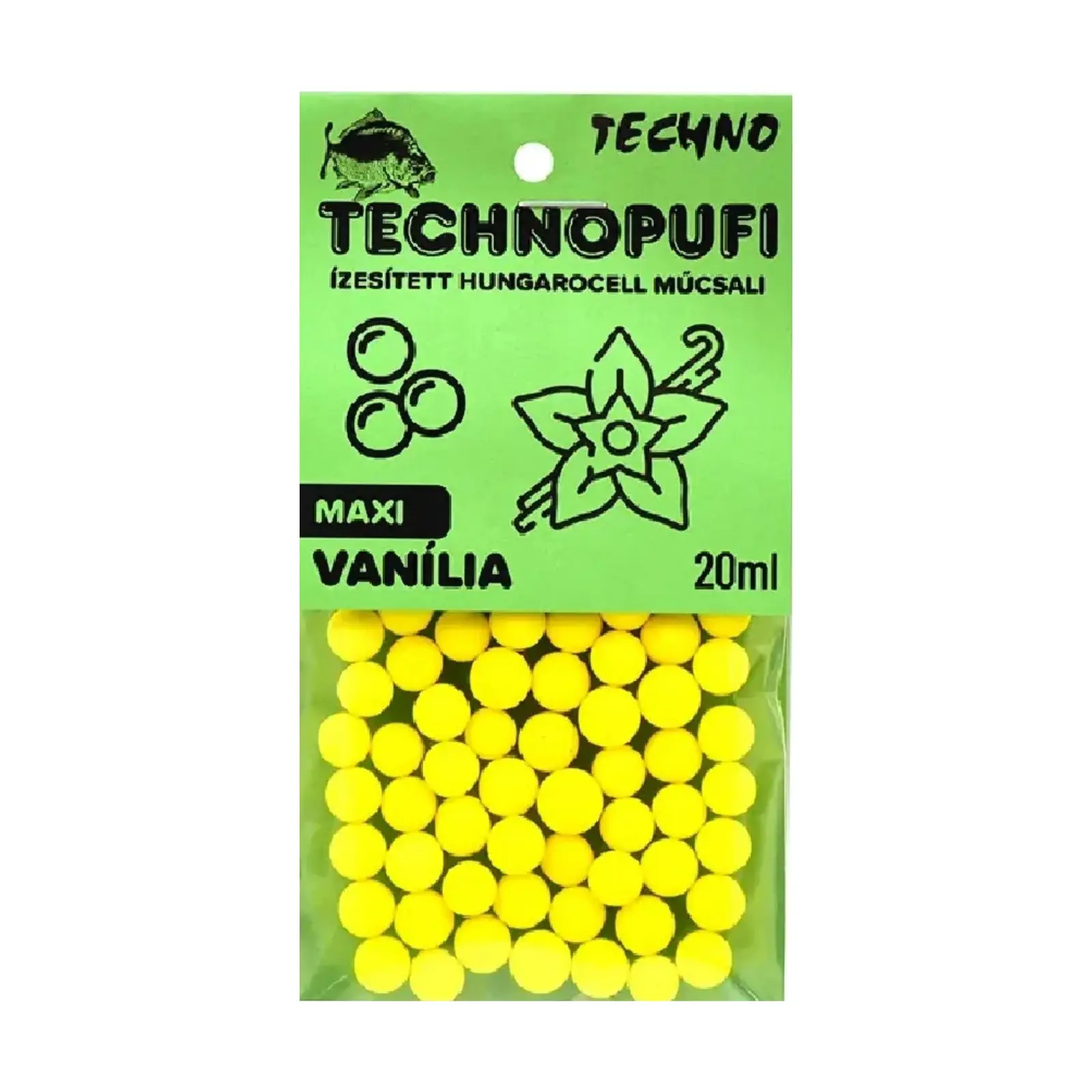 MOMELI EXPANDATE ȘI PUFULEȚI - TechnoPufi Vanilie Maxi Galben