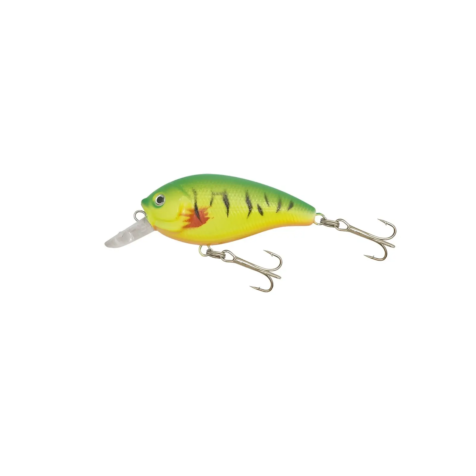 VOBLERE - Vobler Kamasaki Fat 6cm Plutitor — Spate Verde / Abdomen Galben