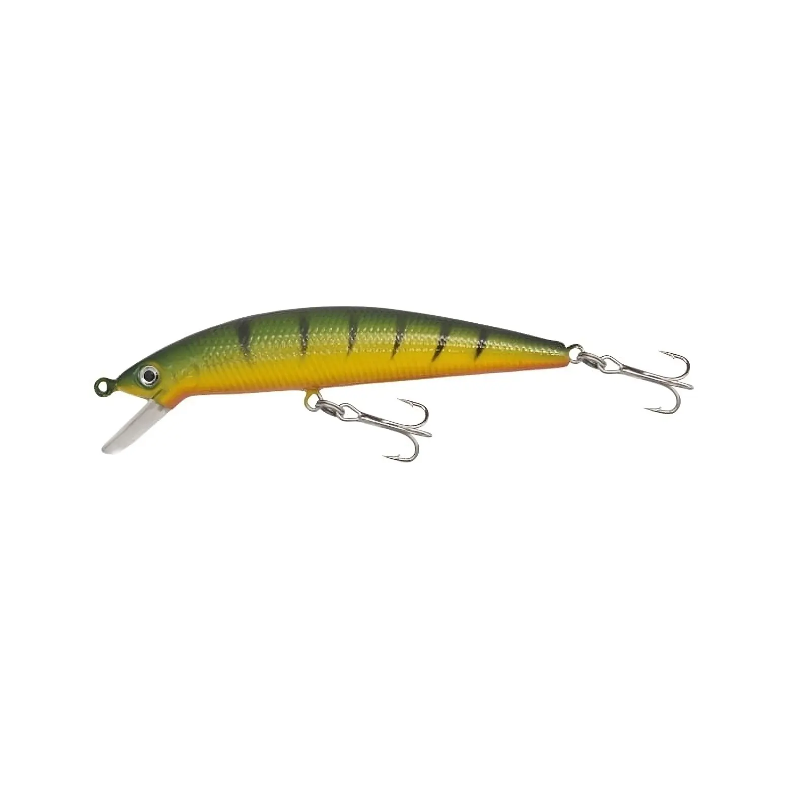 PESCUIT LA RAPITOR - Vobler Kamasaki Minnow 9,5cm 3g Plutitor — Spate Verde / Abdomen Galben